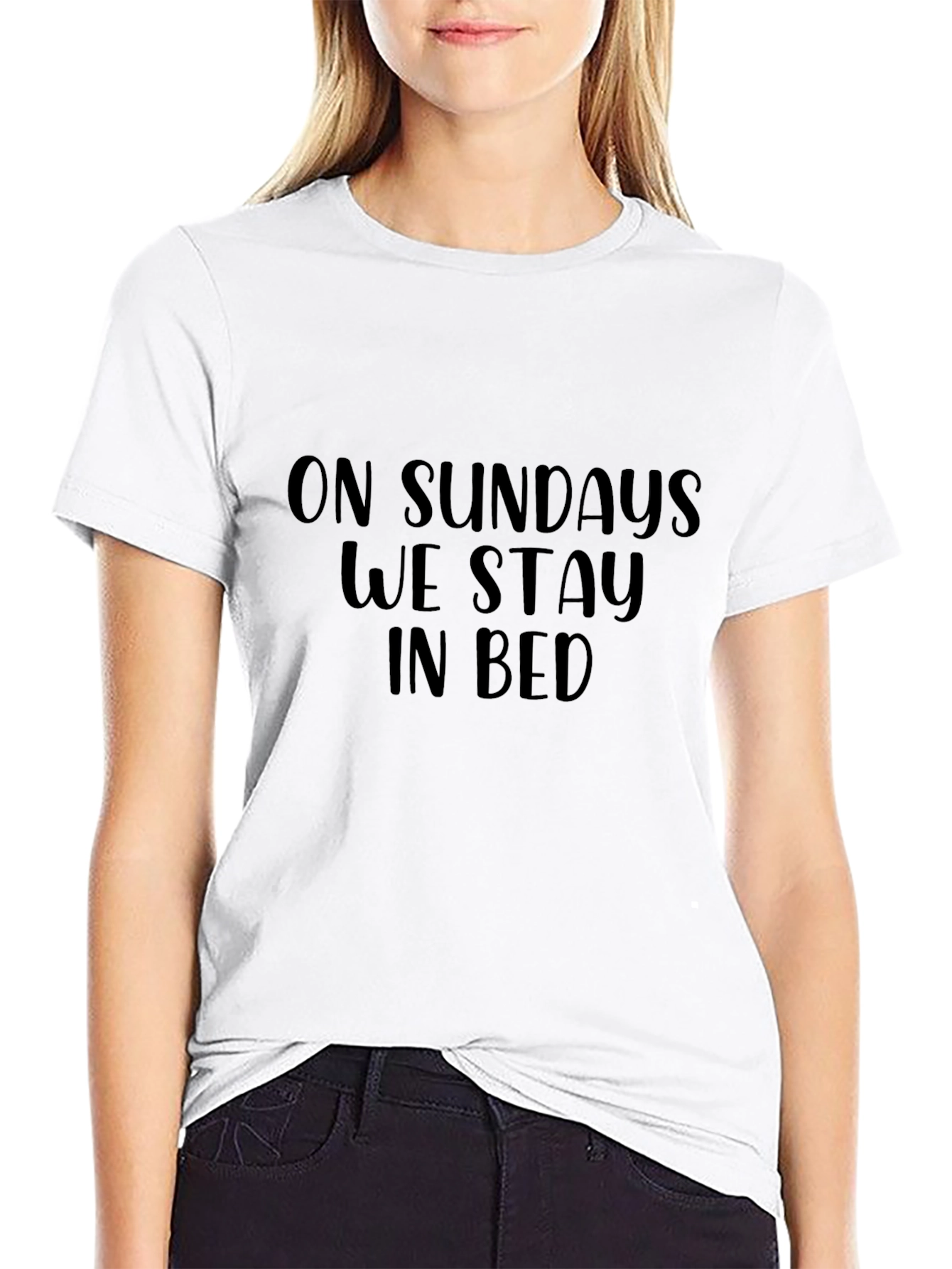 On Sundays We Stay In Bed - Graphic Tee