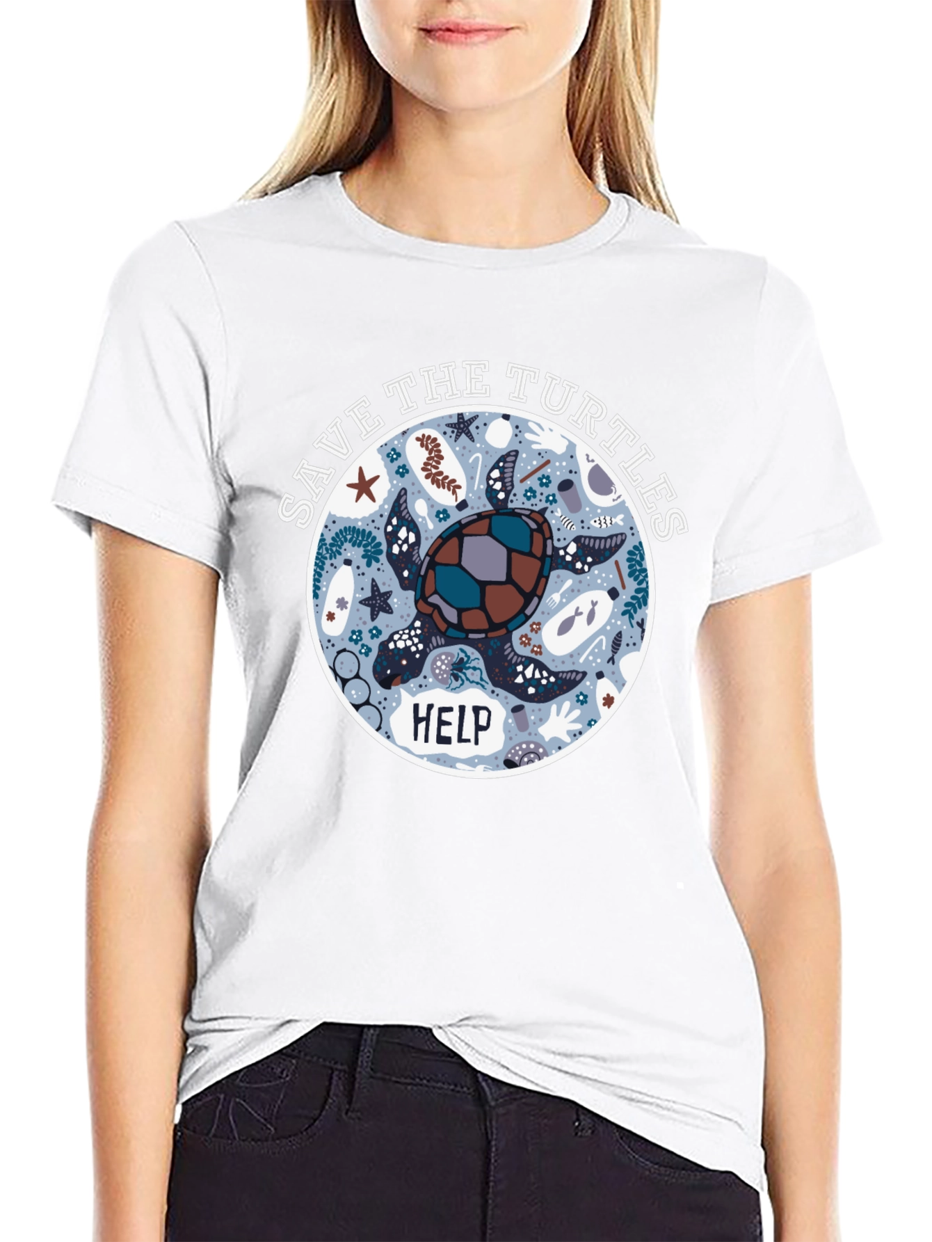 Save the Turtles T-Shirt: Help Protect Our Oceans!