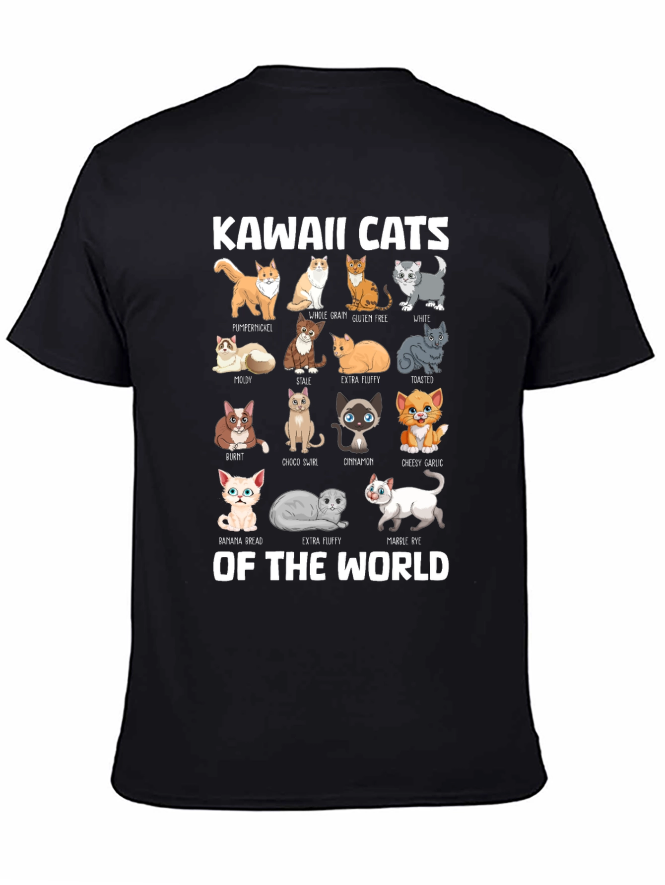 Kawaii Cats of the World T-Shirt