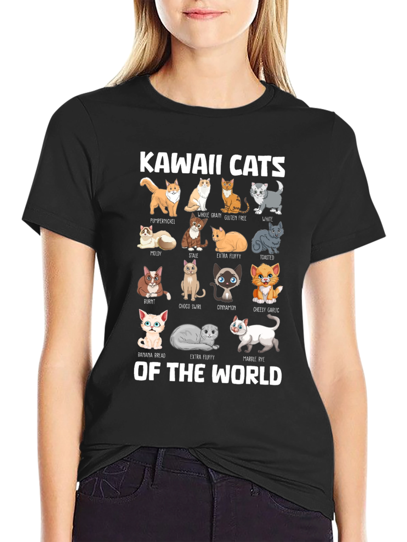 Kawaii Cats of the World T-Shirt