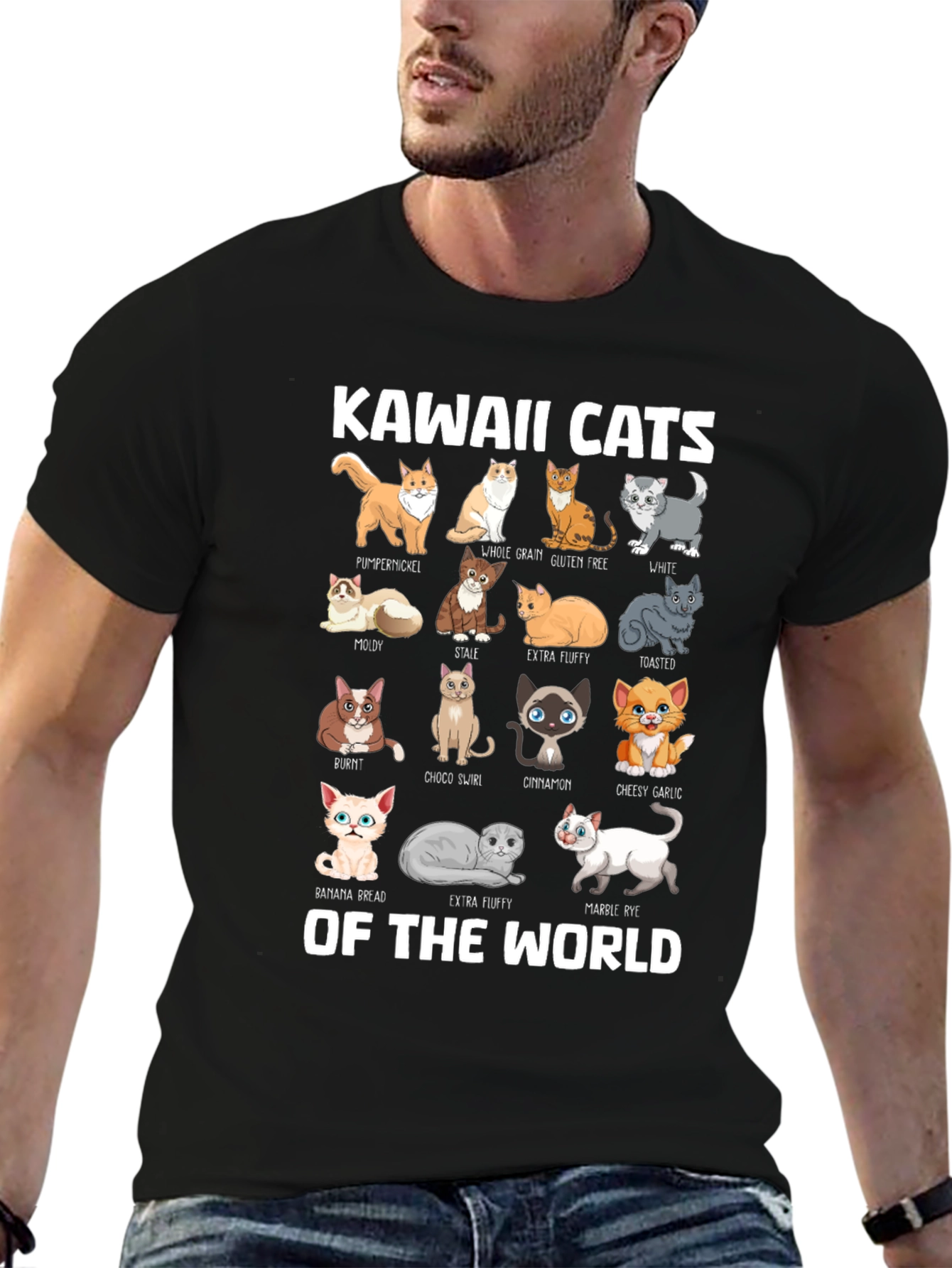 Kawaii Cats of the World T-Shirt