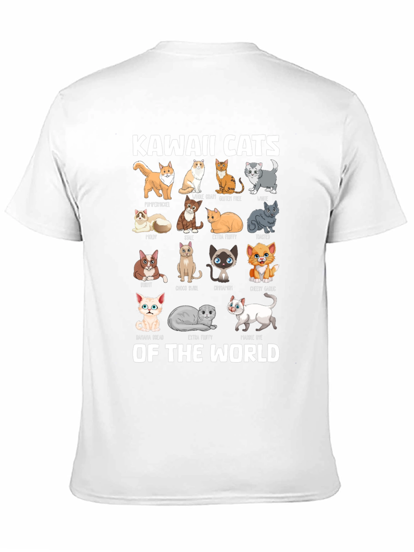 Kawaii Cats of the World T-Shirt