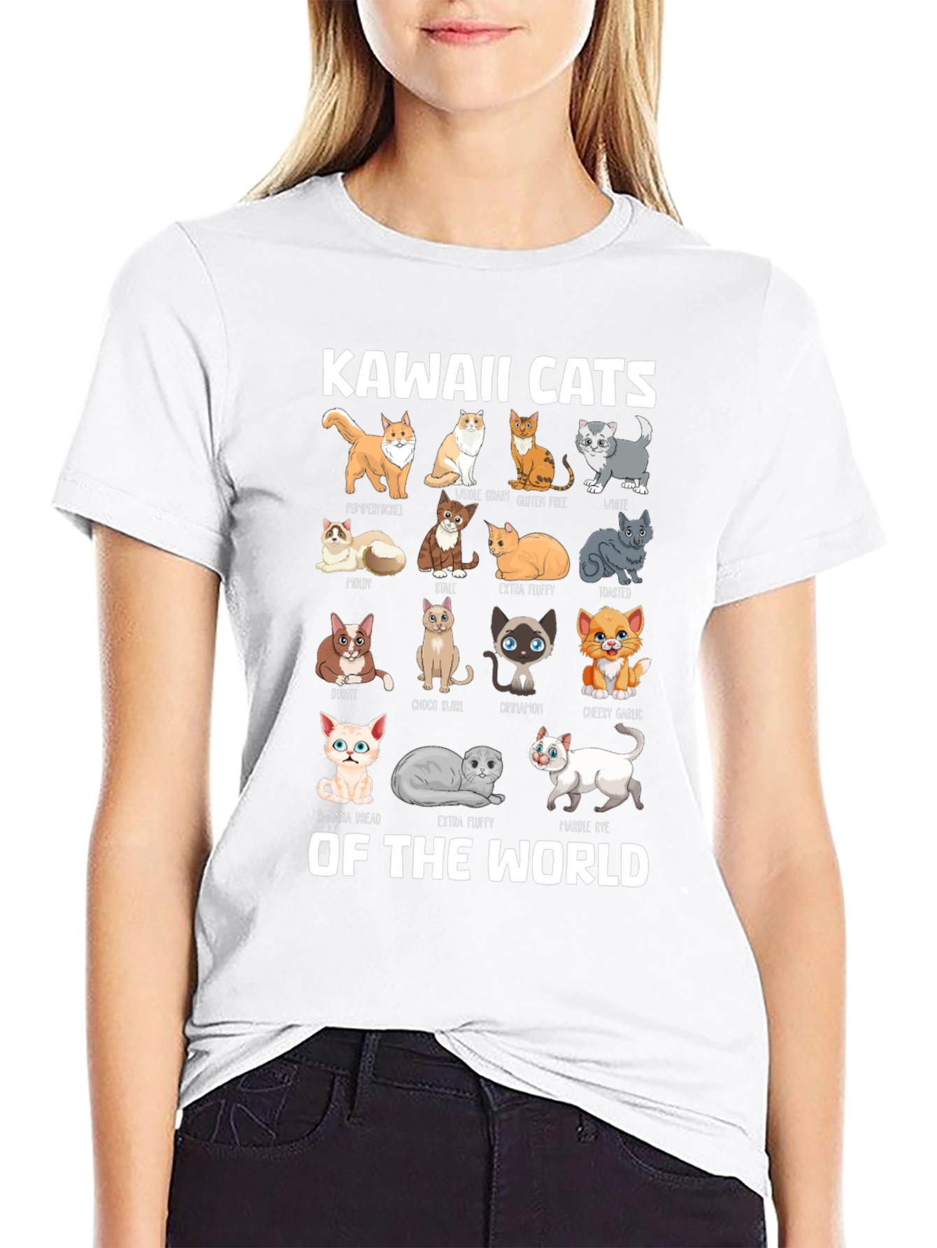 Kawaii Cats of the World T-Shirt