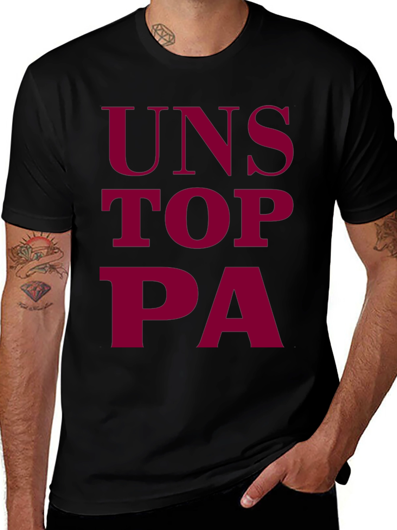 Unstop PA Graphic Tee - Bold Statement T-Shirt