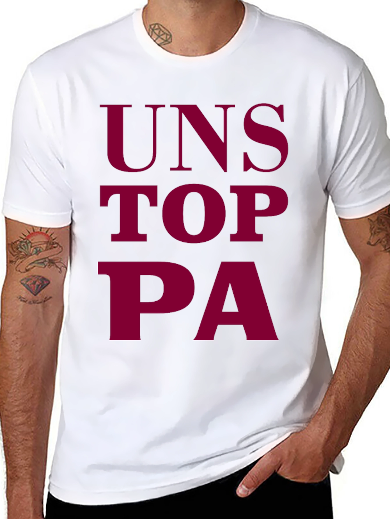 Unstop PA Graphic Tee - Bold Statement T-Shirt