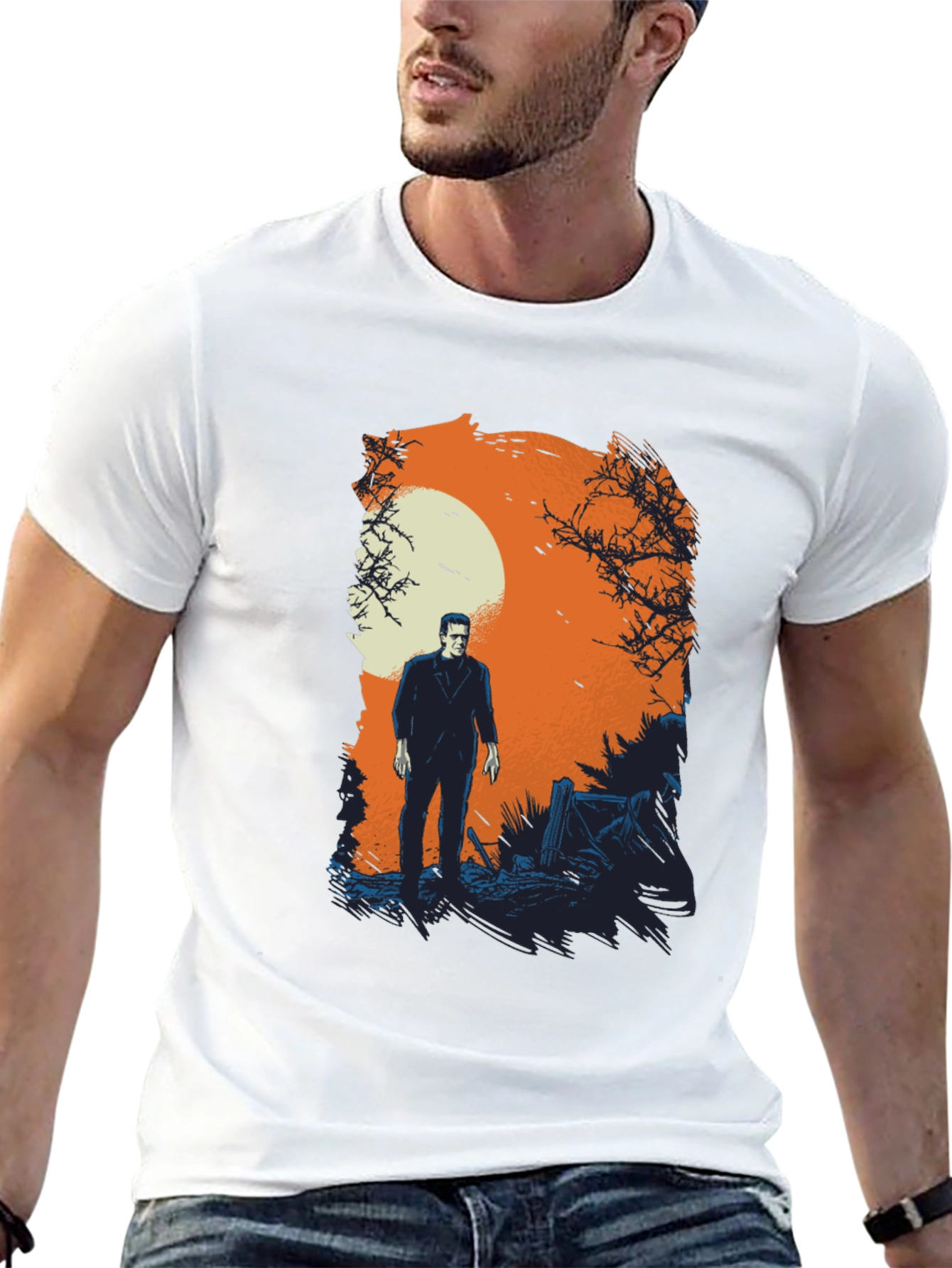 Frankenstein Monster T-Shirt Halloween Tee