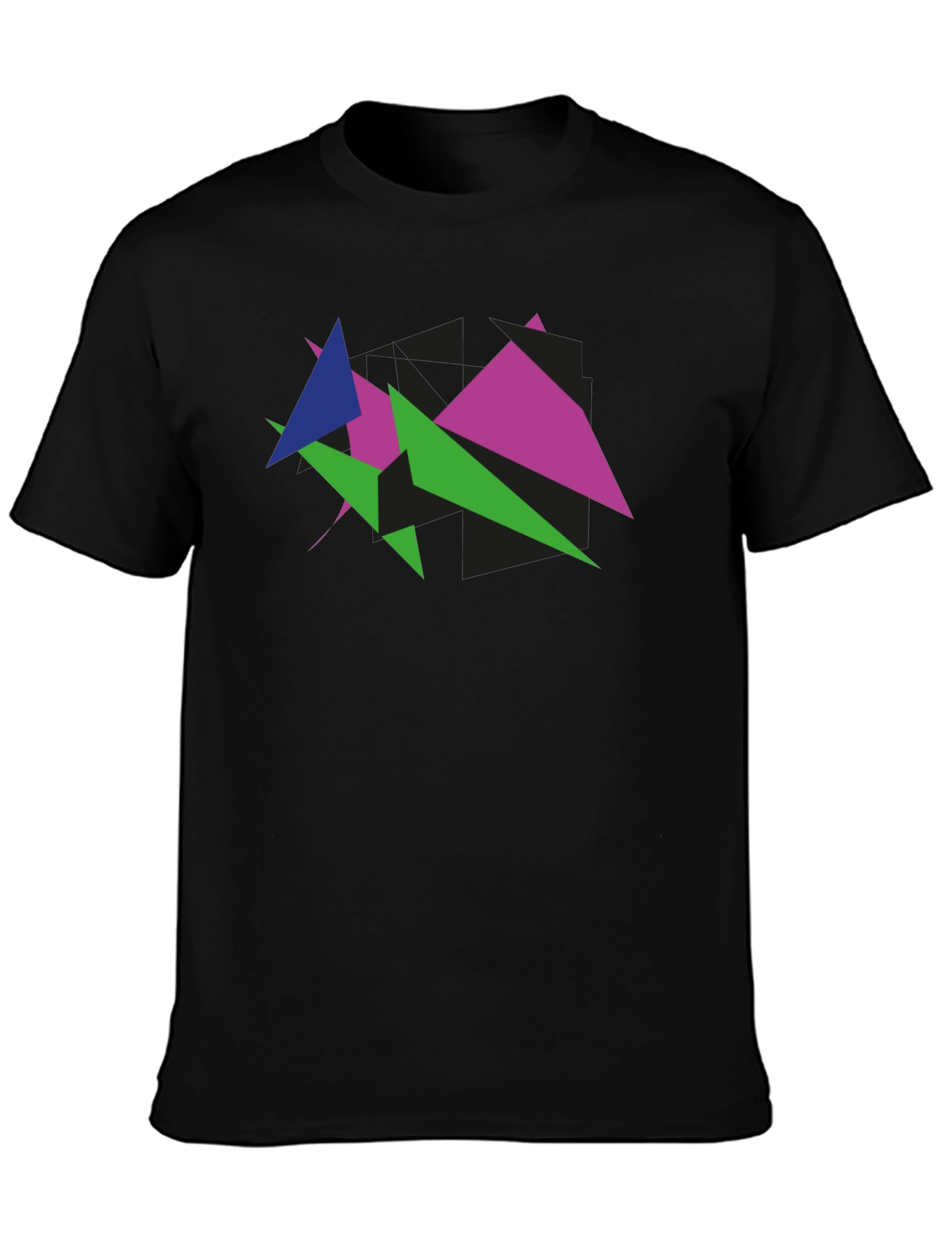 Geometric Triangle Graphic Tee