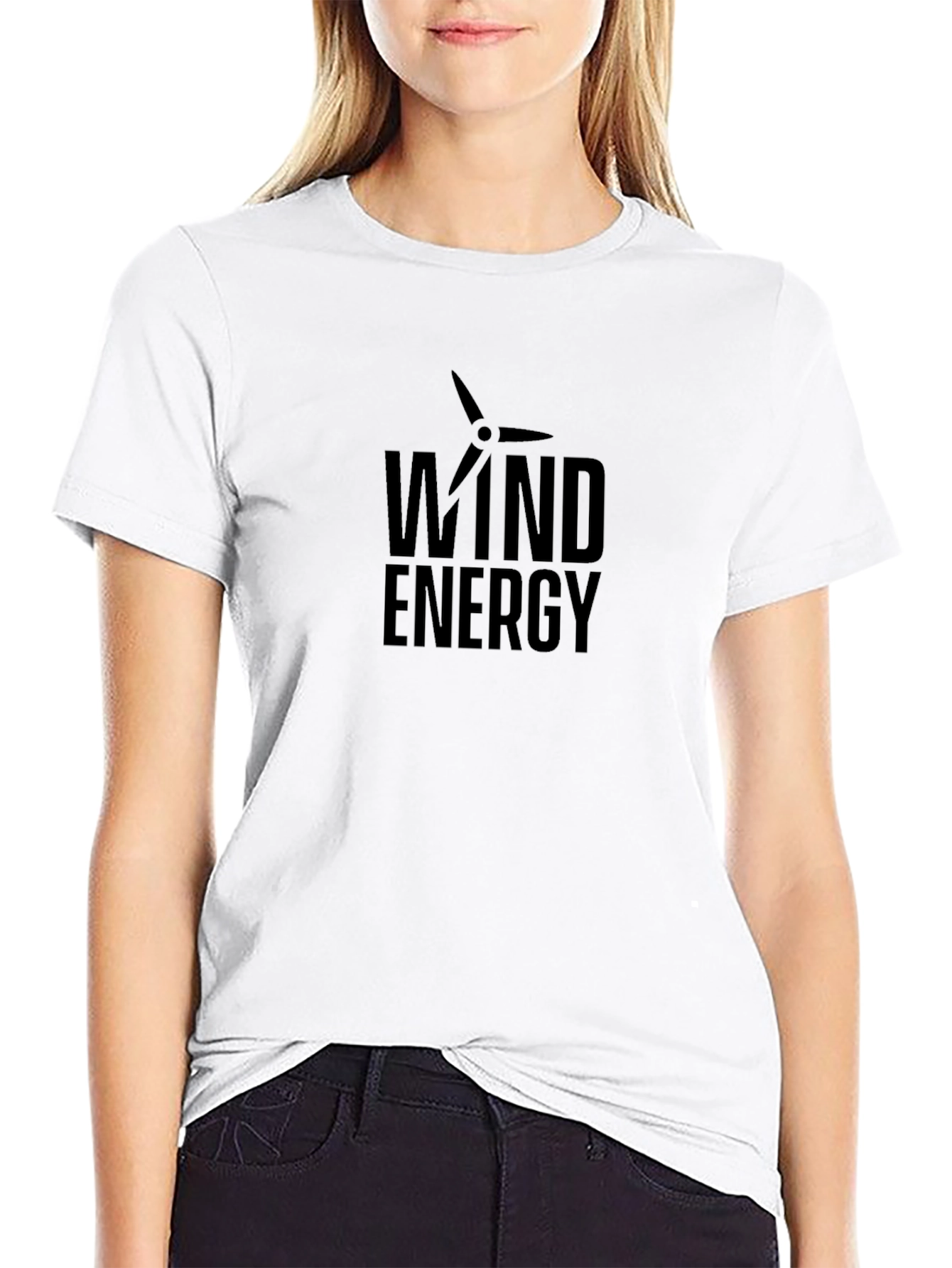 Wind Energy Black T-Shirt
