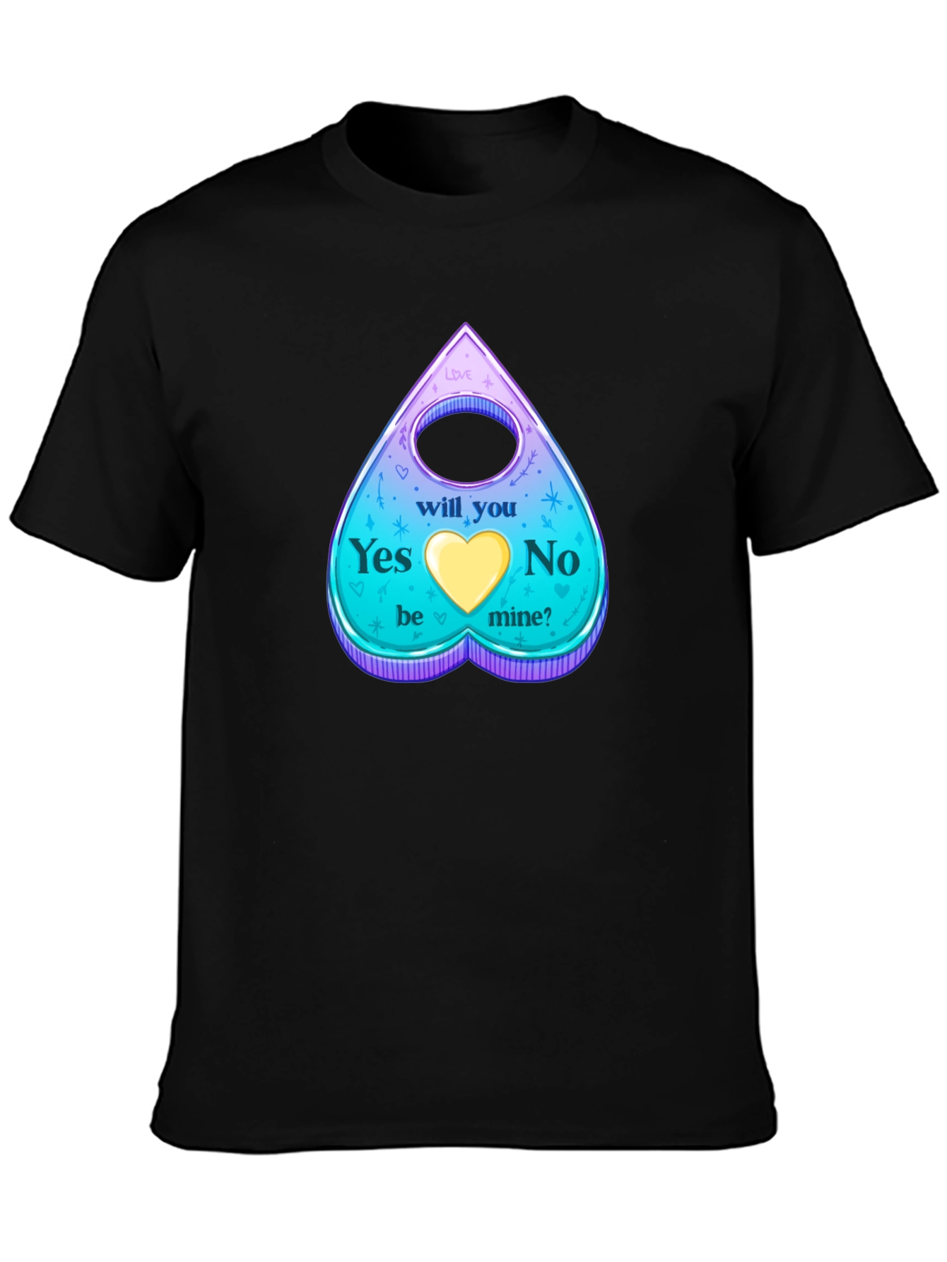 Ouija Board Valentines Day Graphic T-Shirt