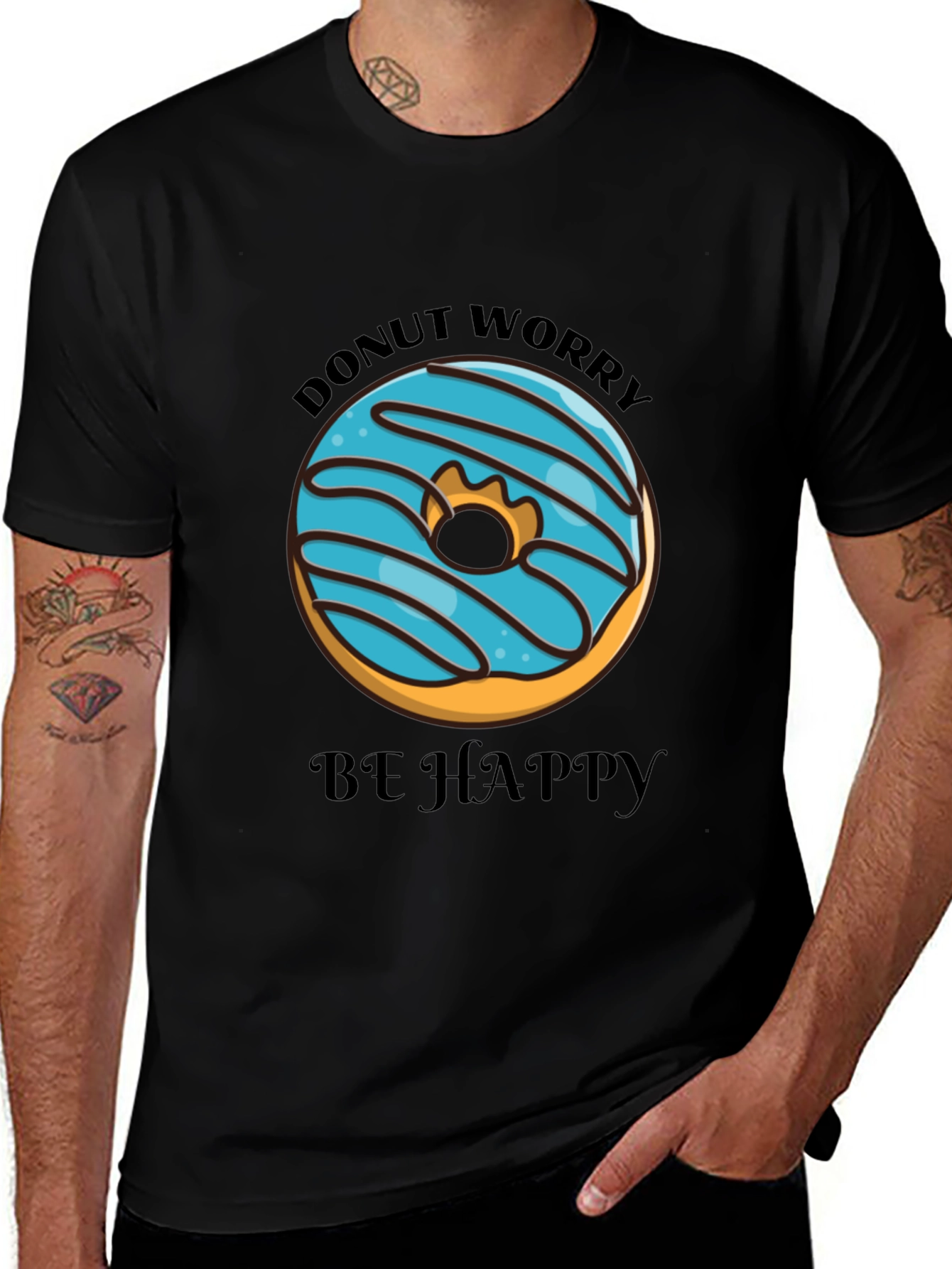Donut Worry Be Happy T-Shirt