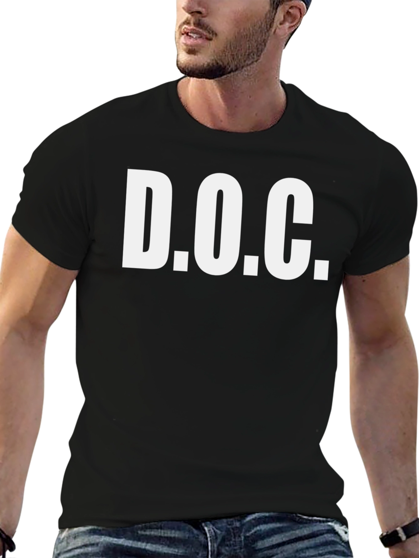 D.O.C. Black Graphic T-Shirt