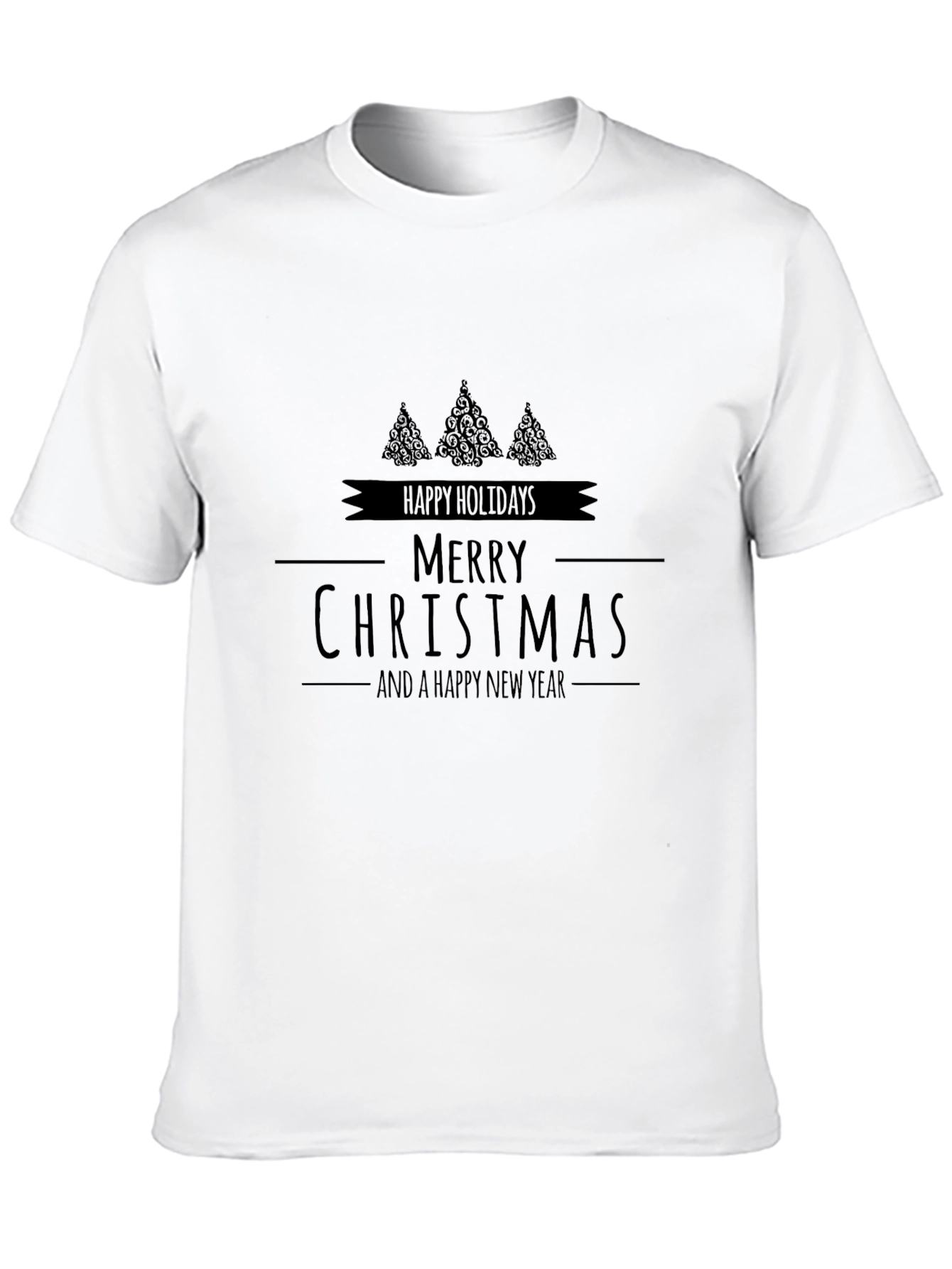 Festive Merry Christmas Holiday Graphic Tee