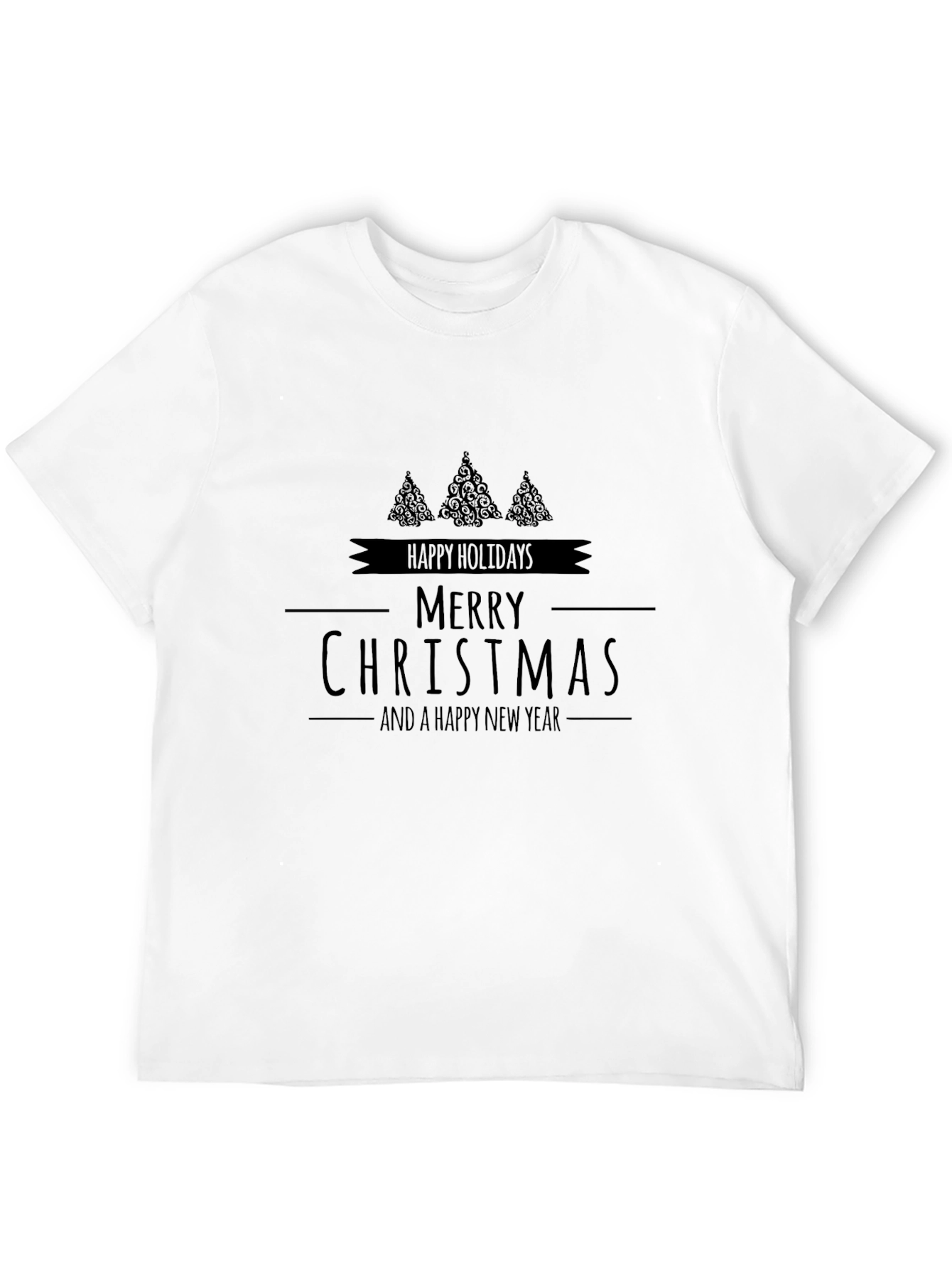 Festive Merry Christmas Holiday Graphic Tee