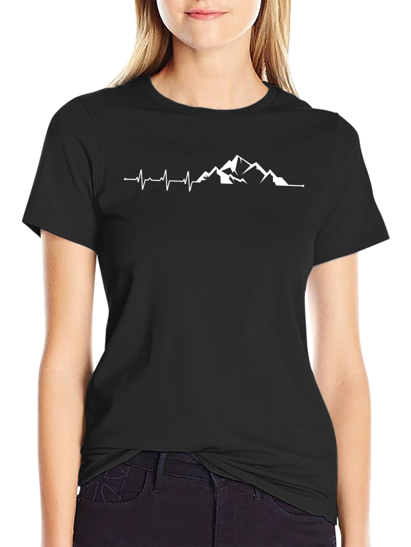 Mountain Heartbeat T-Shirt - Adventure Awaits