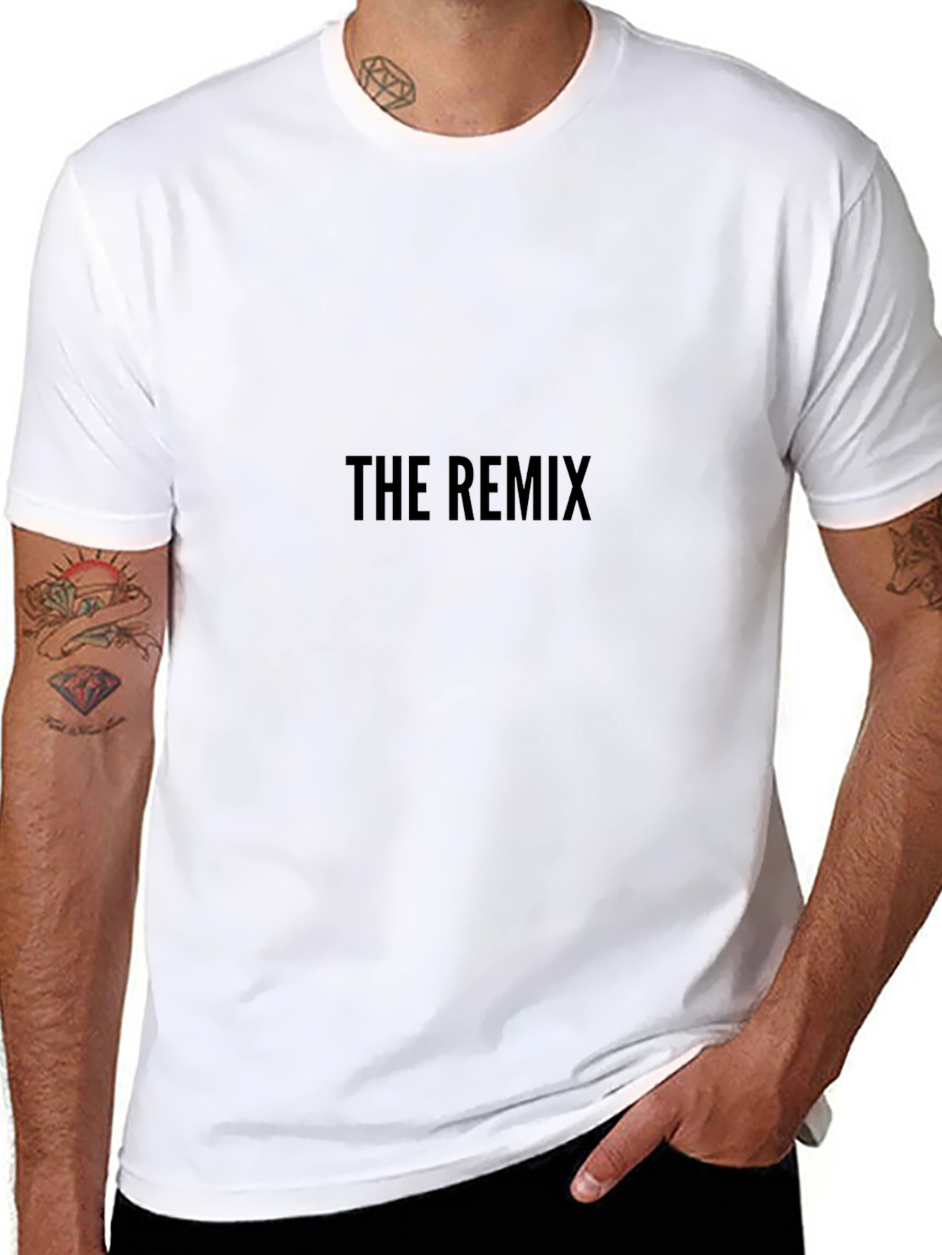 The Remix Black Graphic T-Shirt