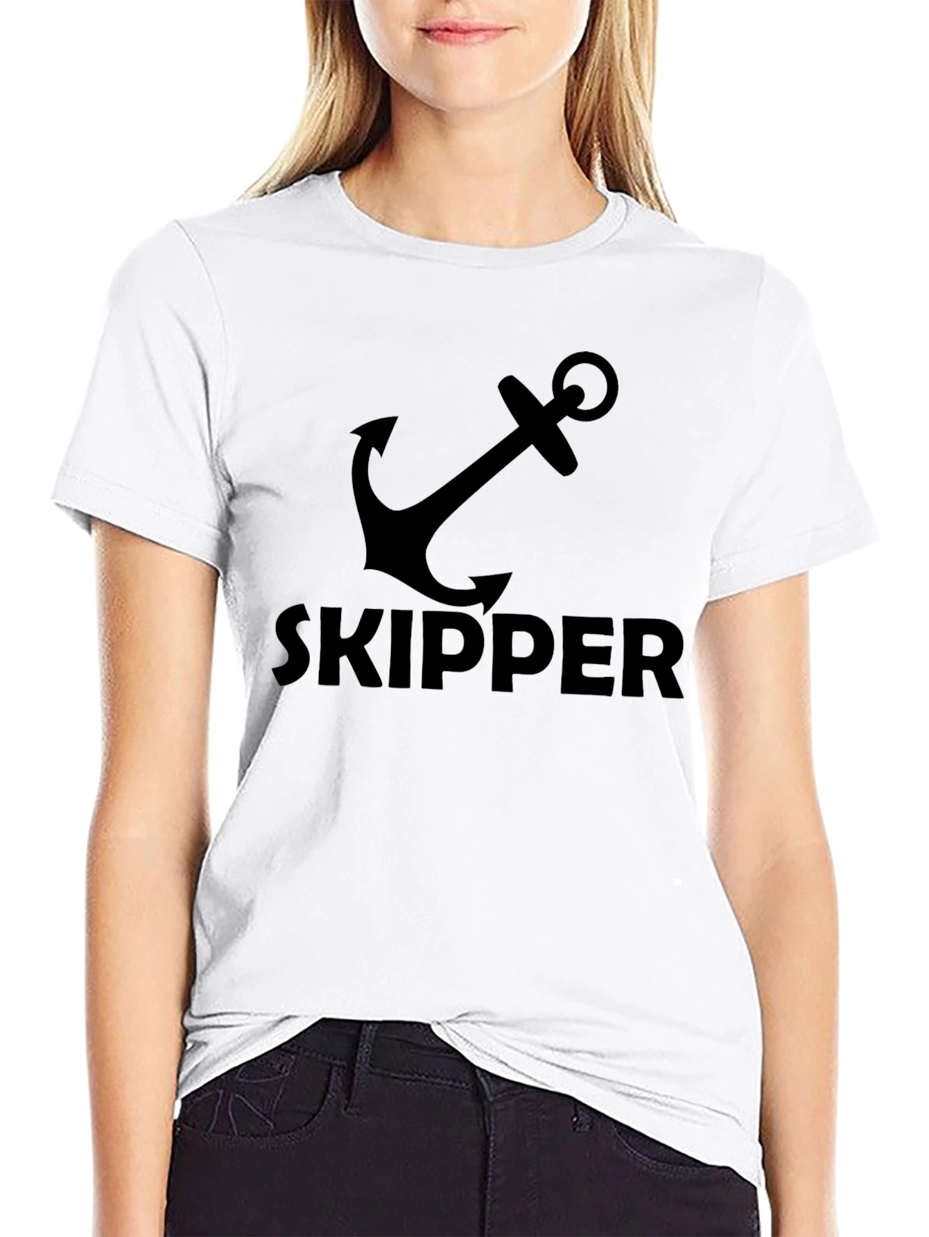 Skipper Anchor T-Shirt - Nautical Style