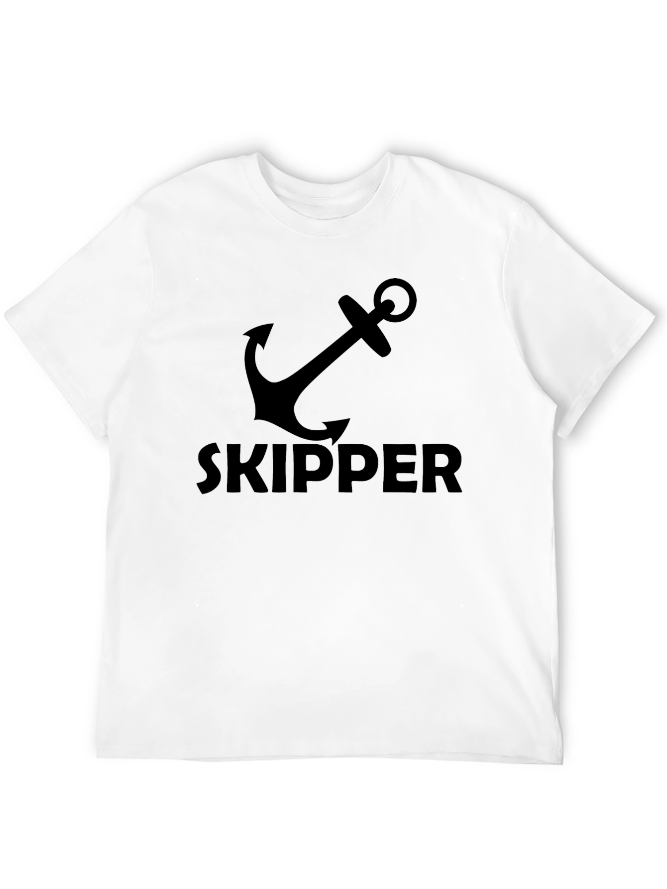 Skipper Anchor T-Shirt - Nautical Style