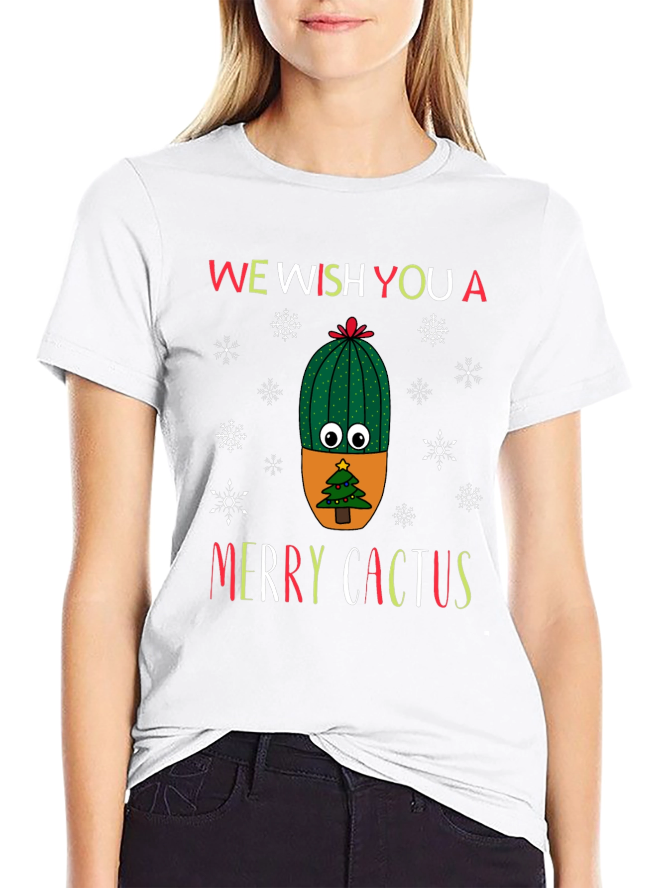 Merry Cactus Holiday T-Shirt