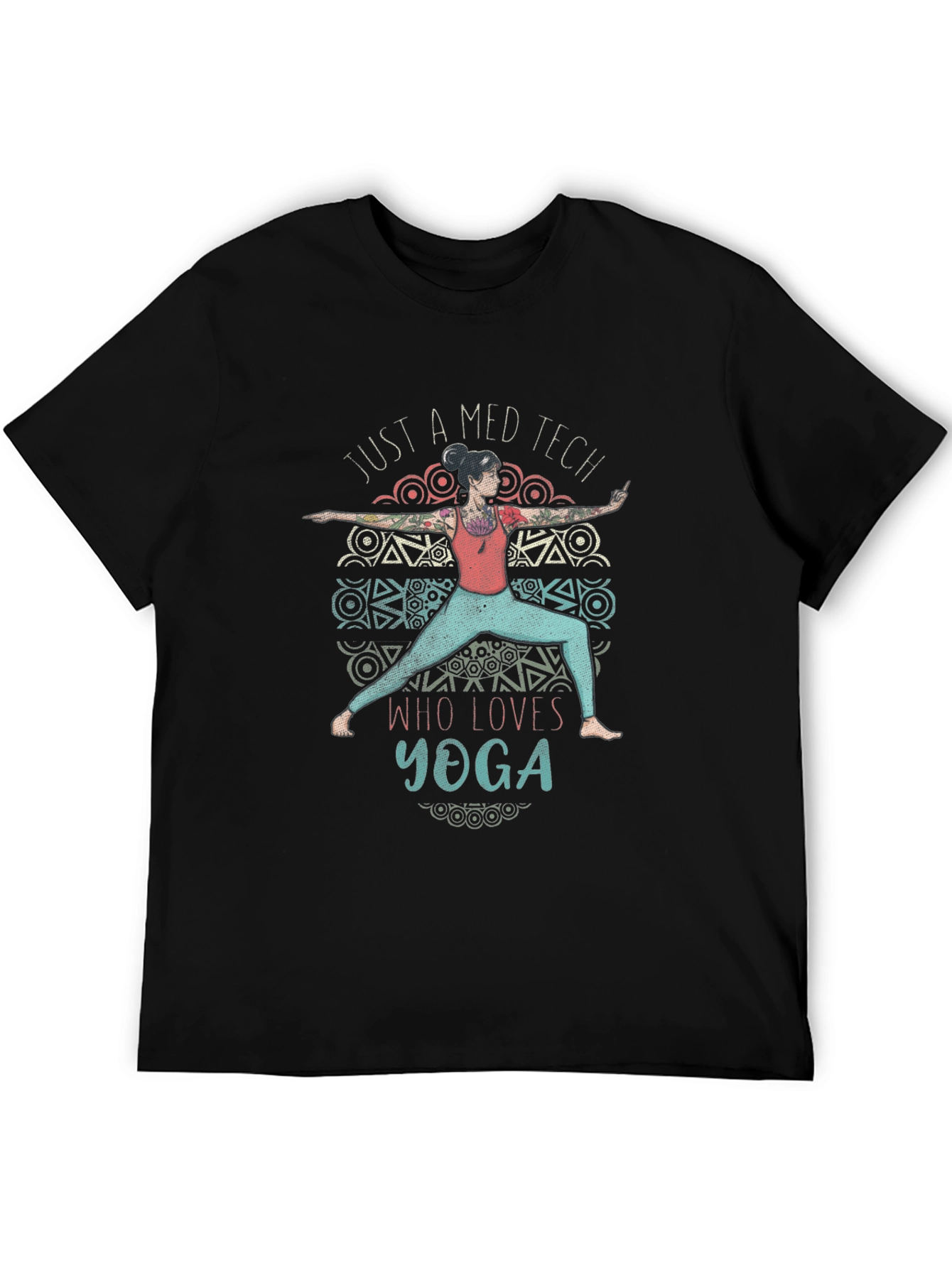Just a Med Tech Who Loves Yoga Graphic T-Shirt