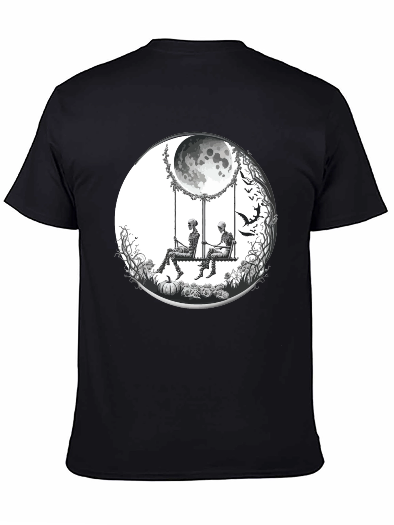 Halloween Skeleton Swing T-Shirt