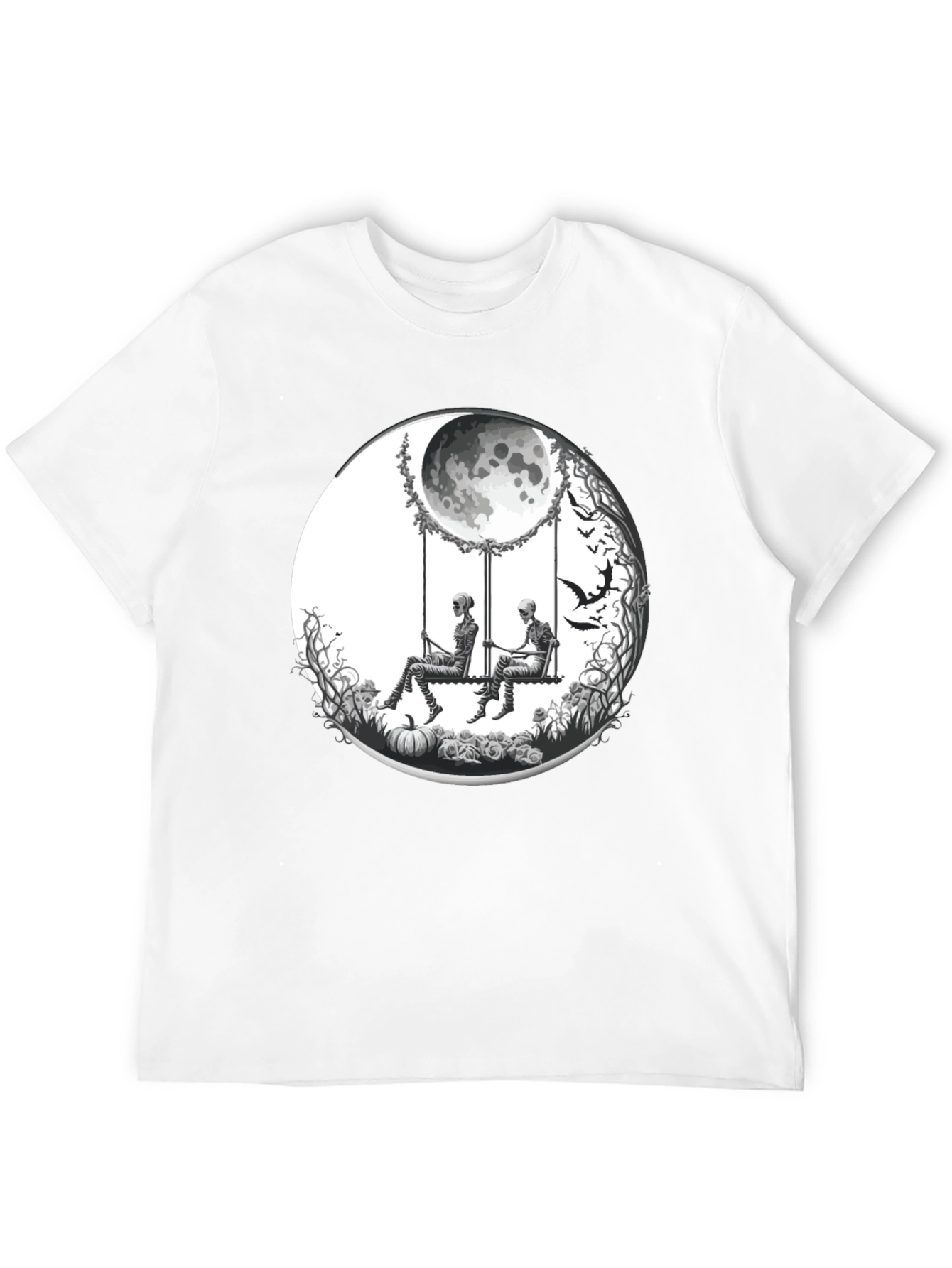 Halloween Skeleton Swing T-Shirt