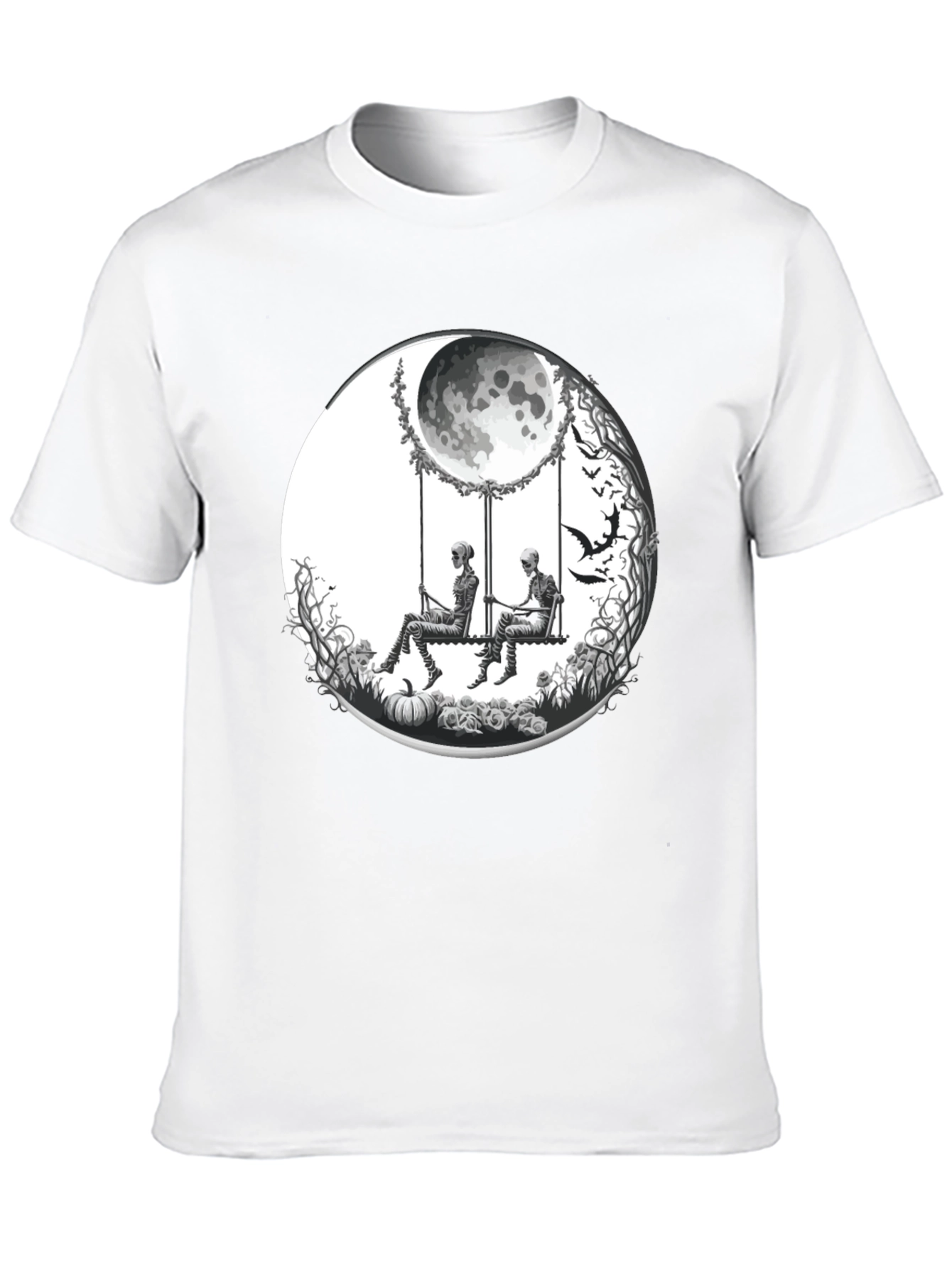 Halloween Skeleton Swing T-Shirt