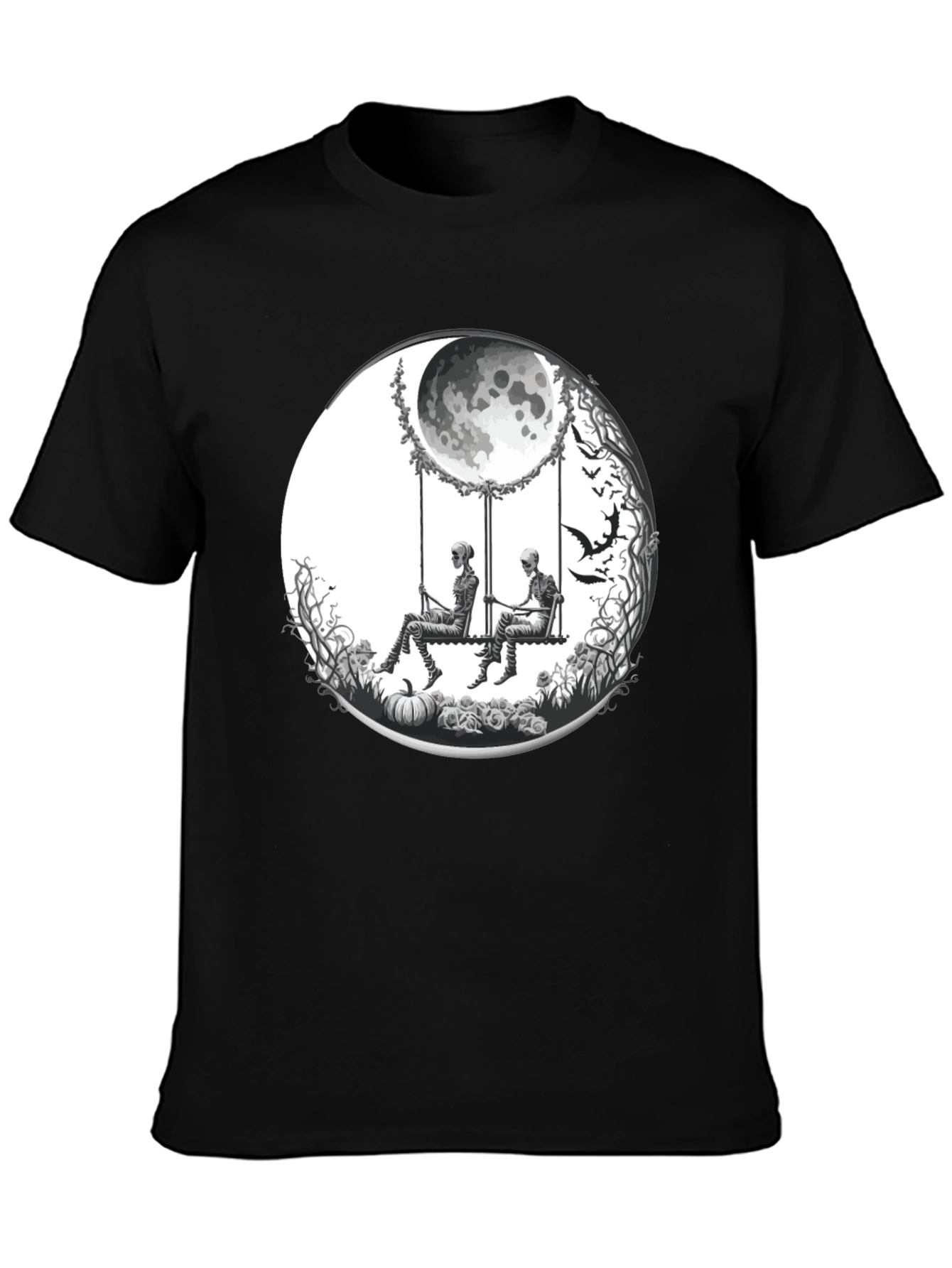 Halloween Skeleton Swing T-Shirt