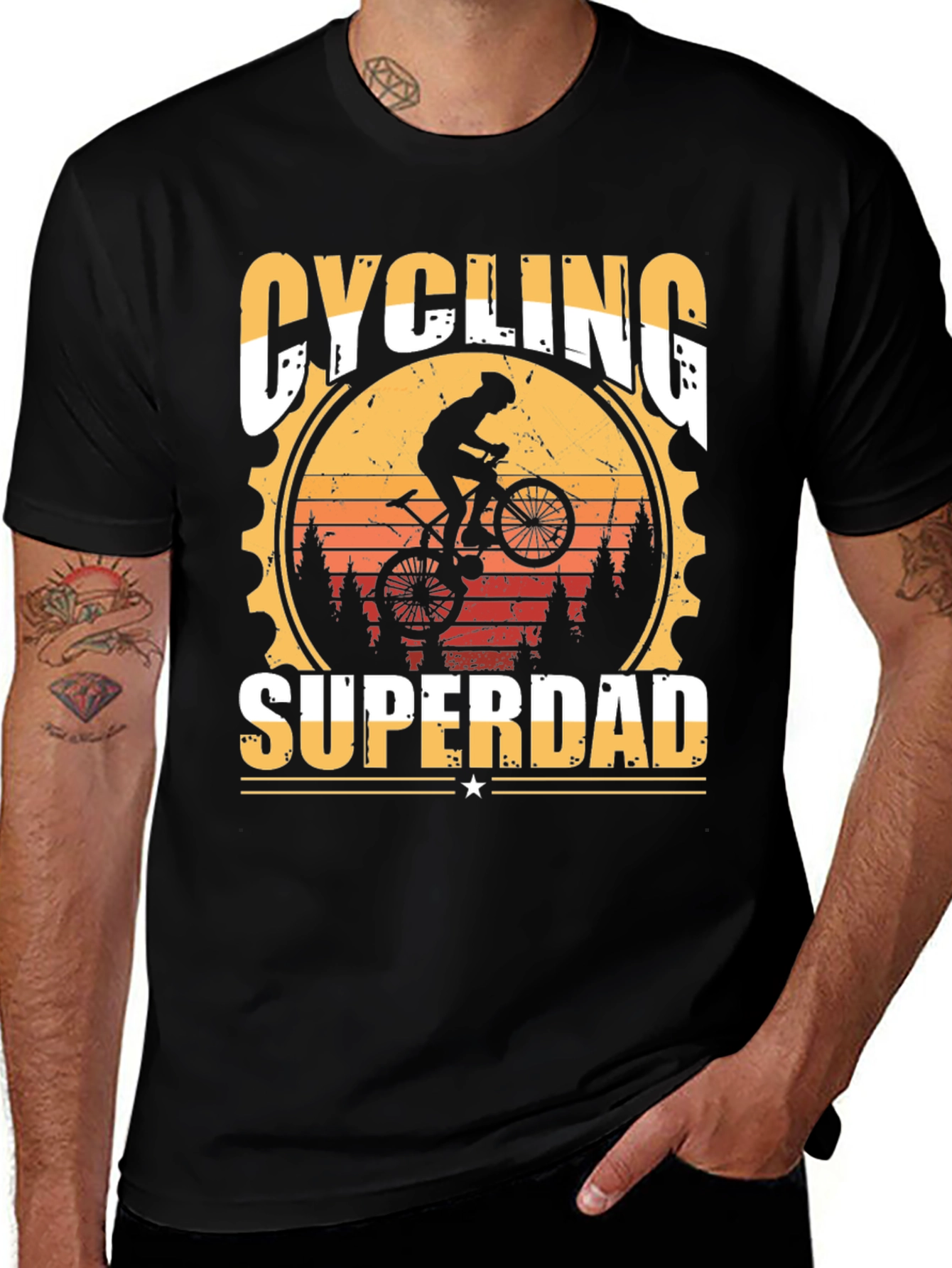 Cycling Superdad T-Shirt