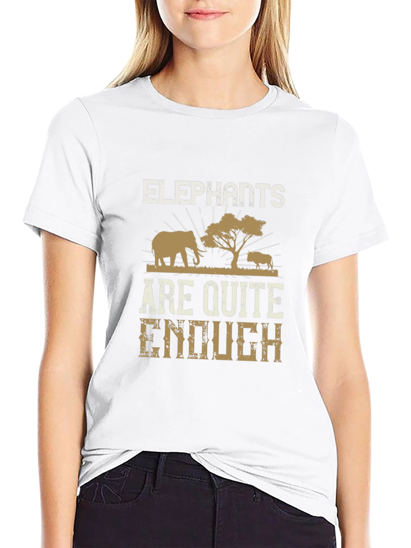 Elephant T-Shirt: Are Quite Enough Safari Tee
