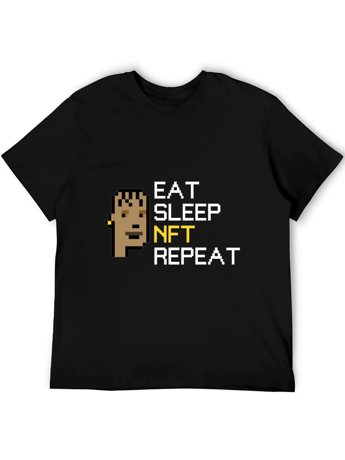 Eat Sleep NFT Repeat Black T-Shirt