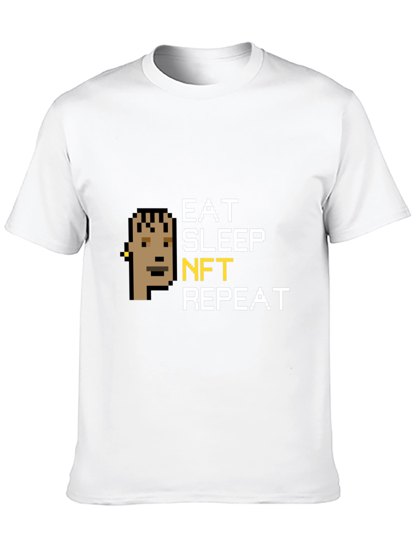 Eat Sleep NFT Repeat Black T-Shirt