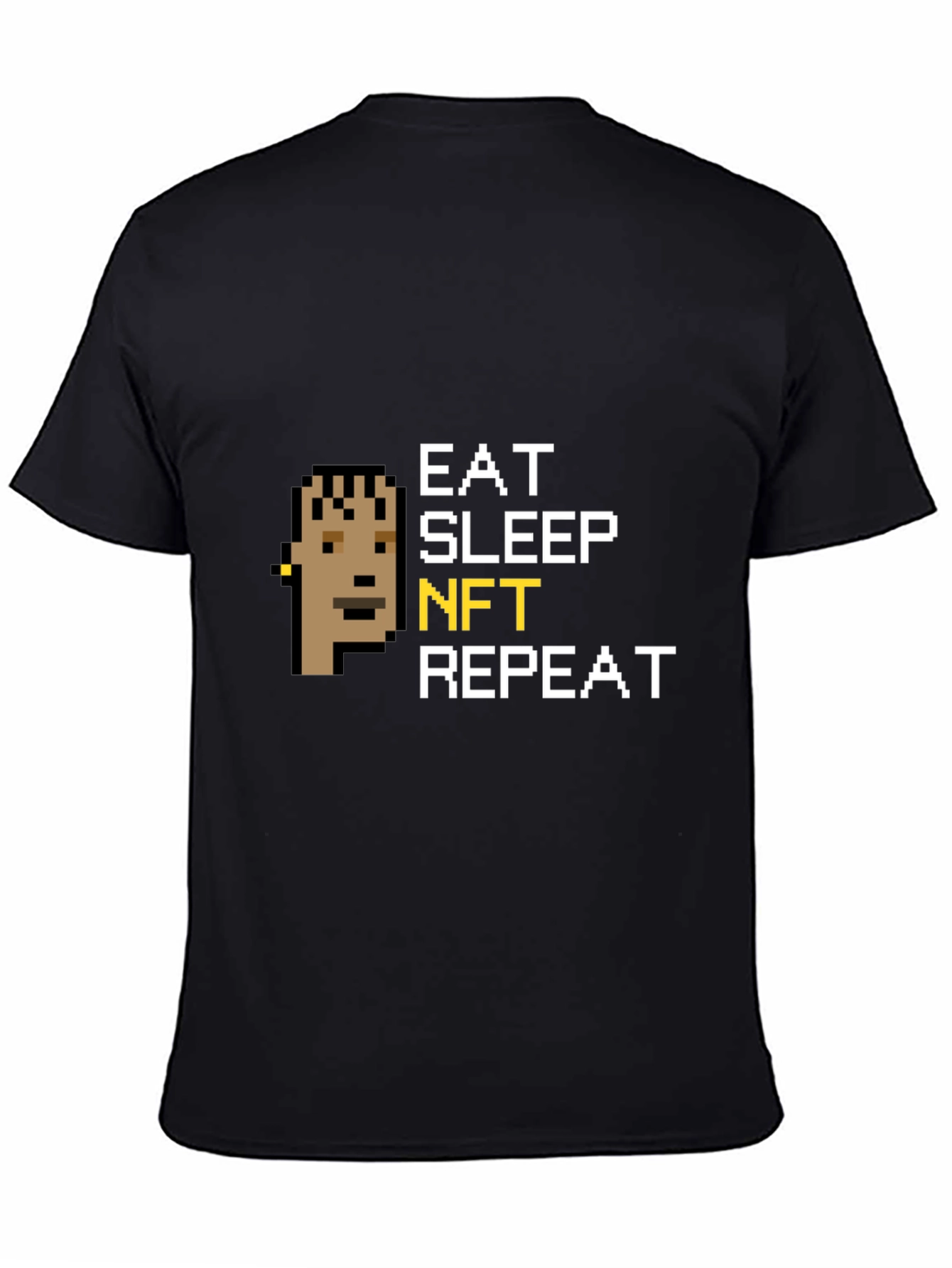 Eat Sleep NFT Repeat Black T-Shirt