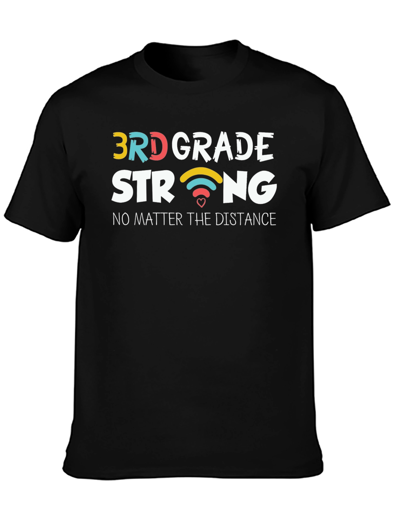 3rd Grade Strong Black T-Shirt