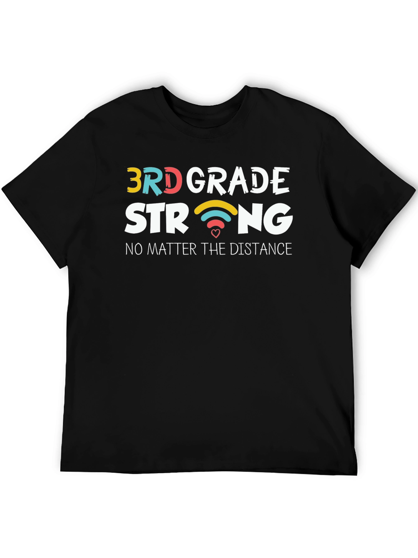 3rd Grade Strong Black T-Shirt