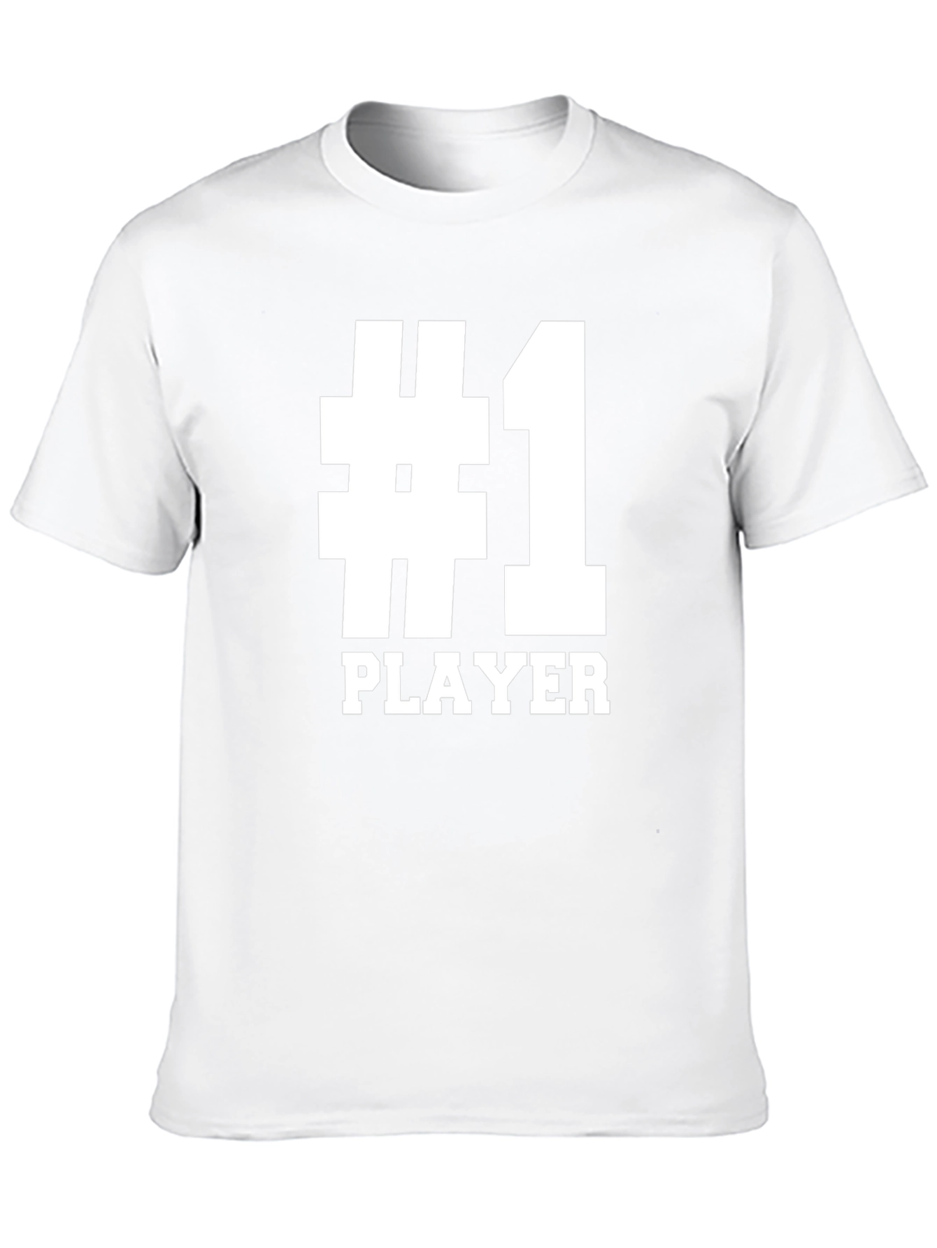 Number One Player T-Shirt - Black Graphic Tee