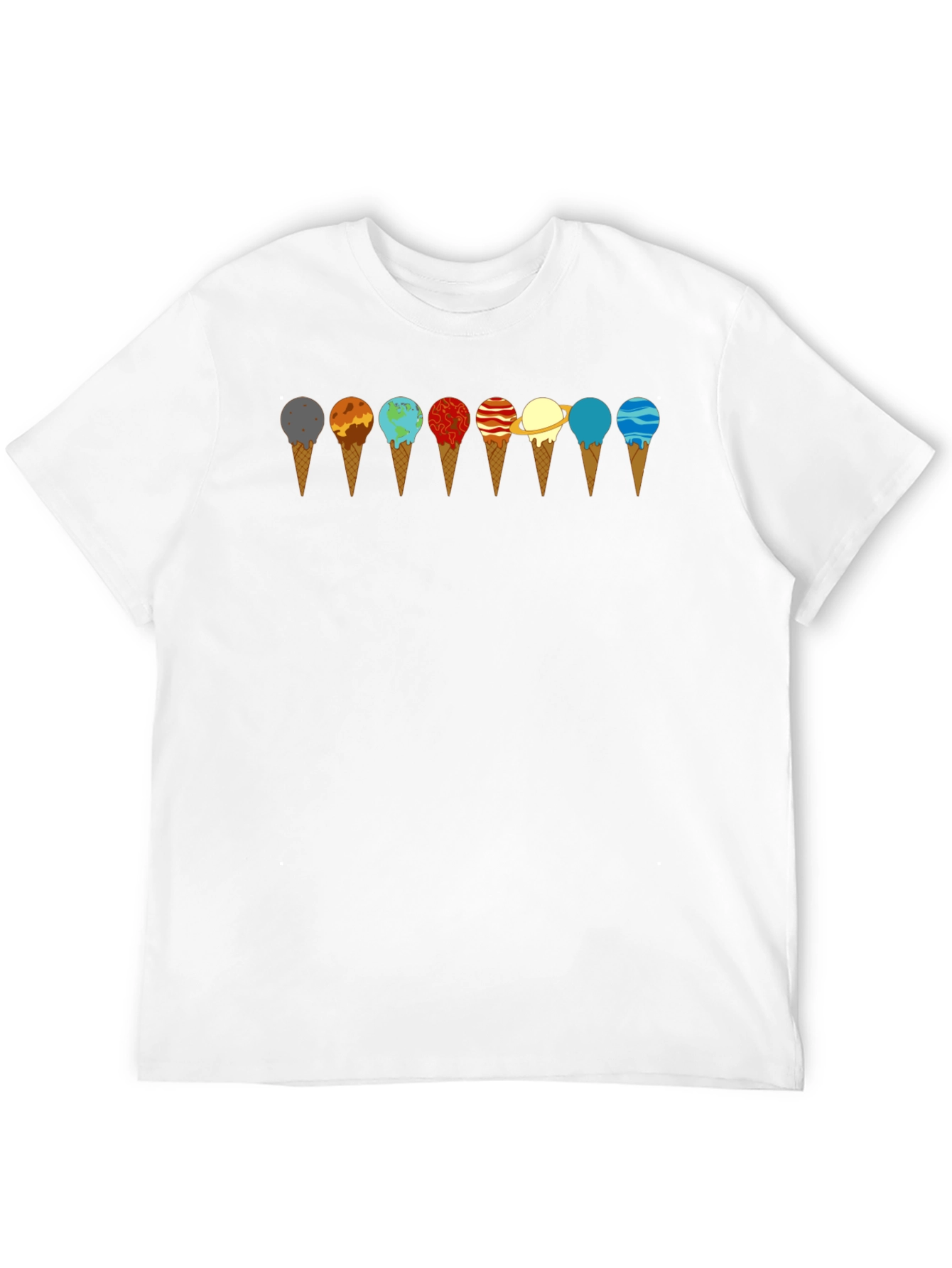 Planetary Ice Cream T-Shirt - Space & Science Tee