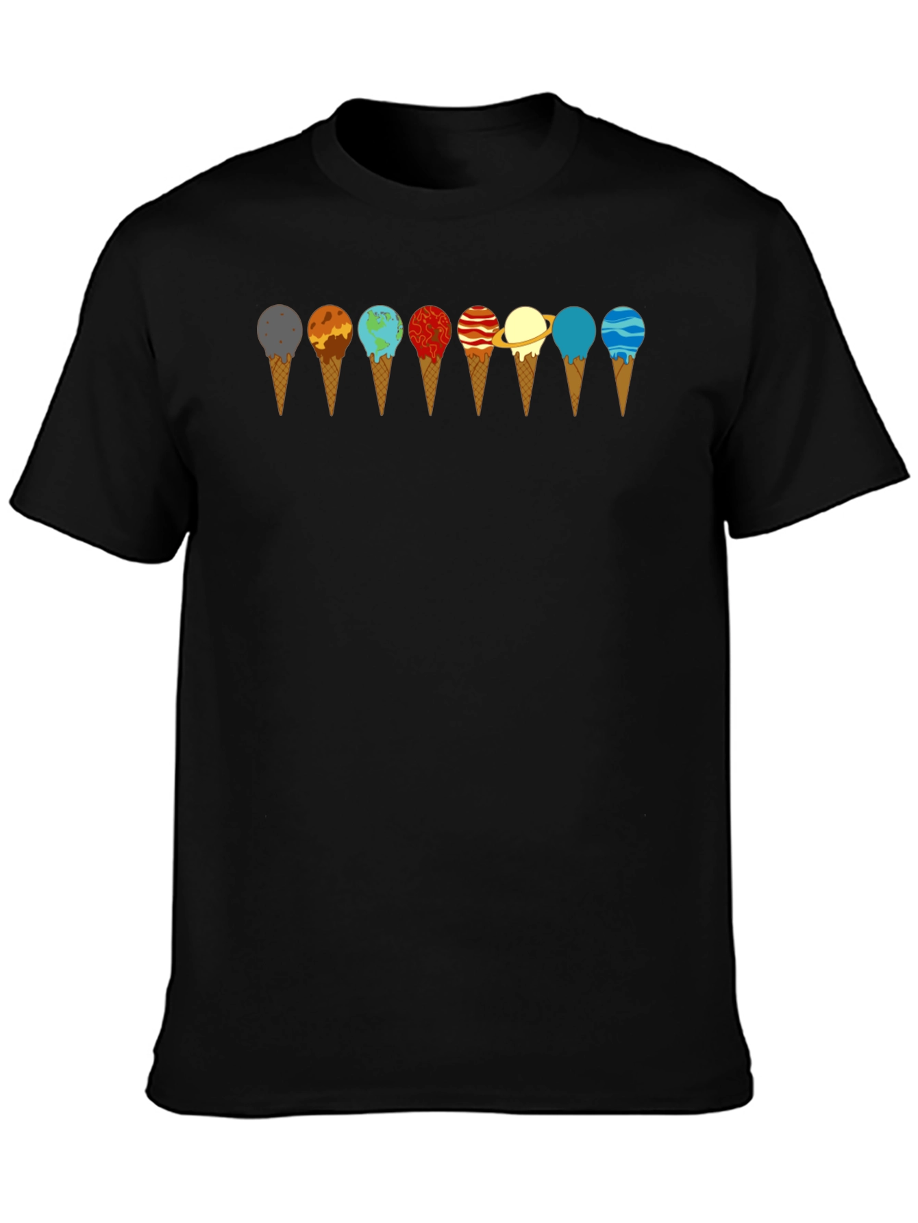 Planetary Ice Cream T-Shirt - Space & Science Tee