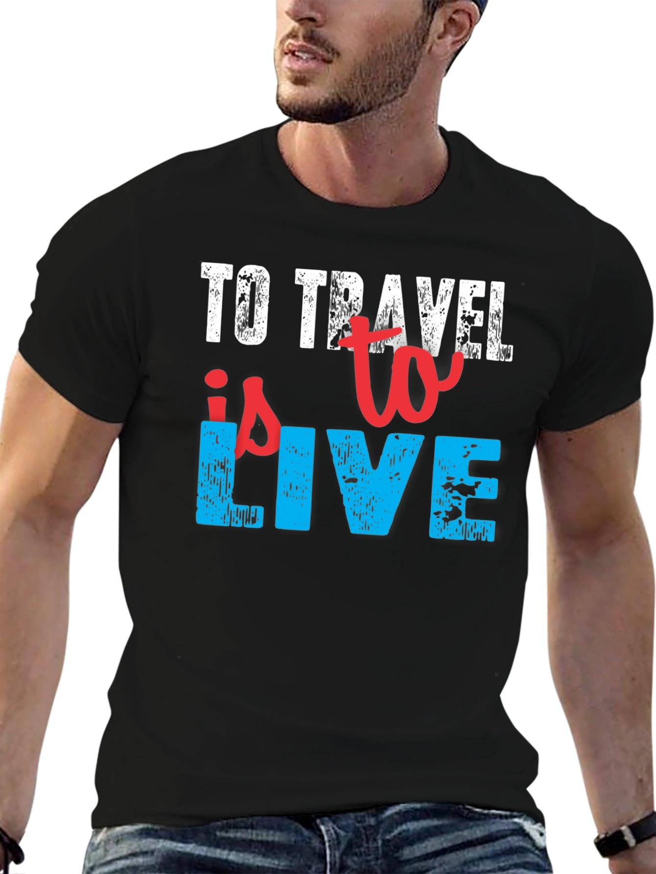 To Travel is to Live Black T-Shirt