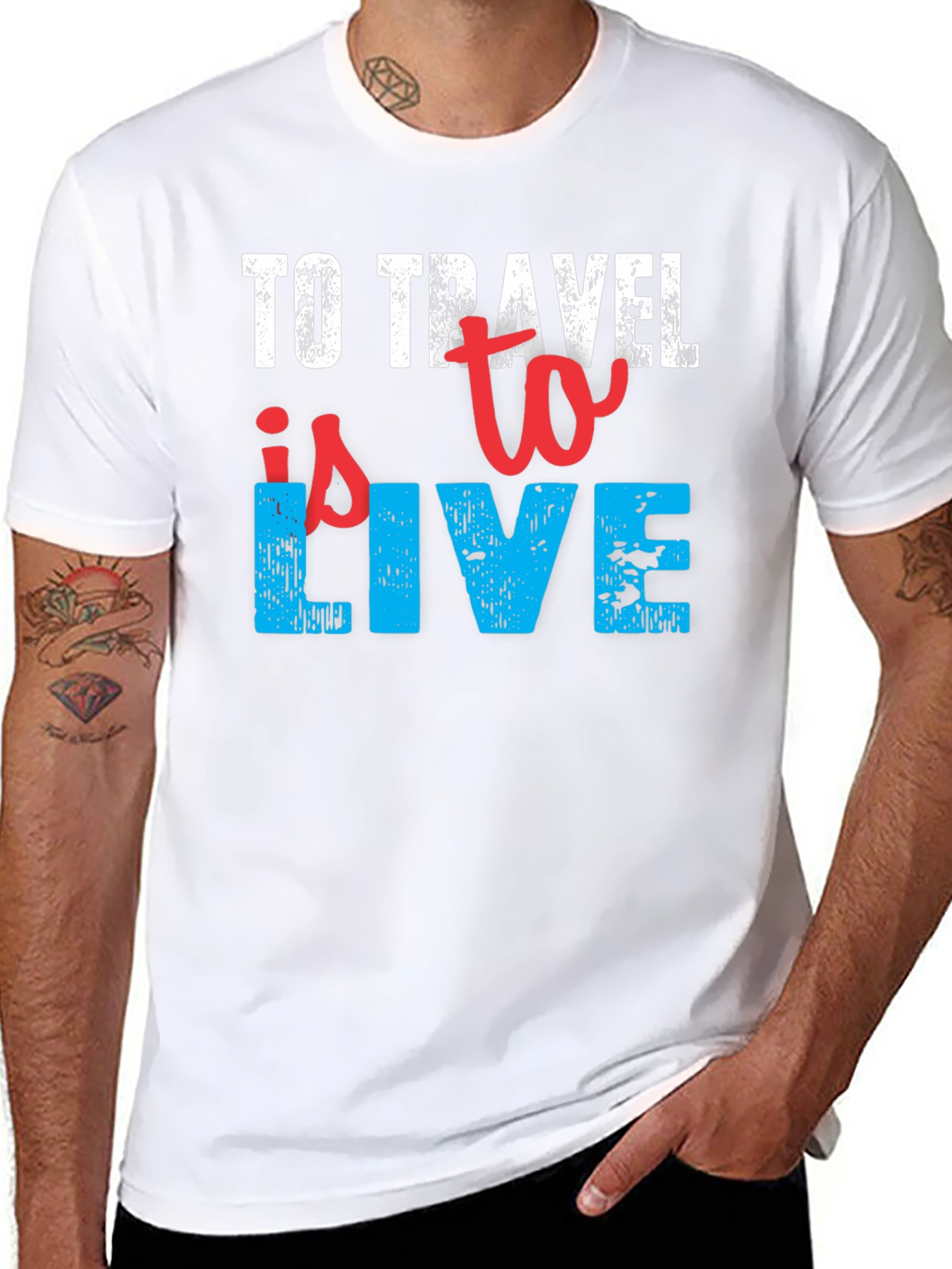 To Travel is to Live Black T-Shirt