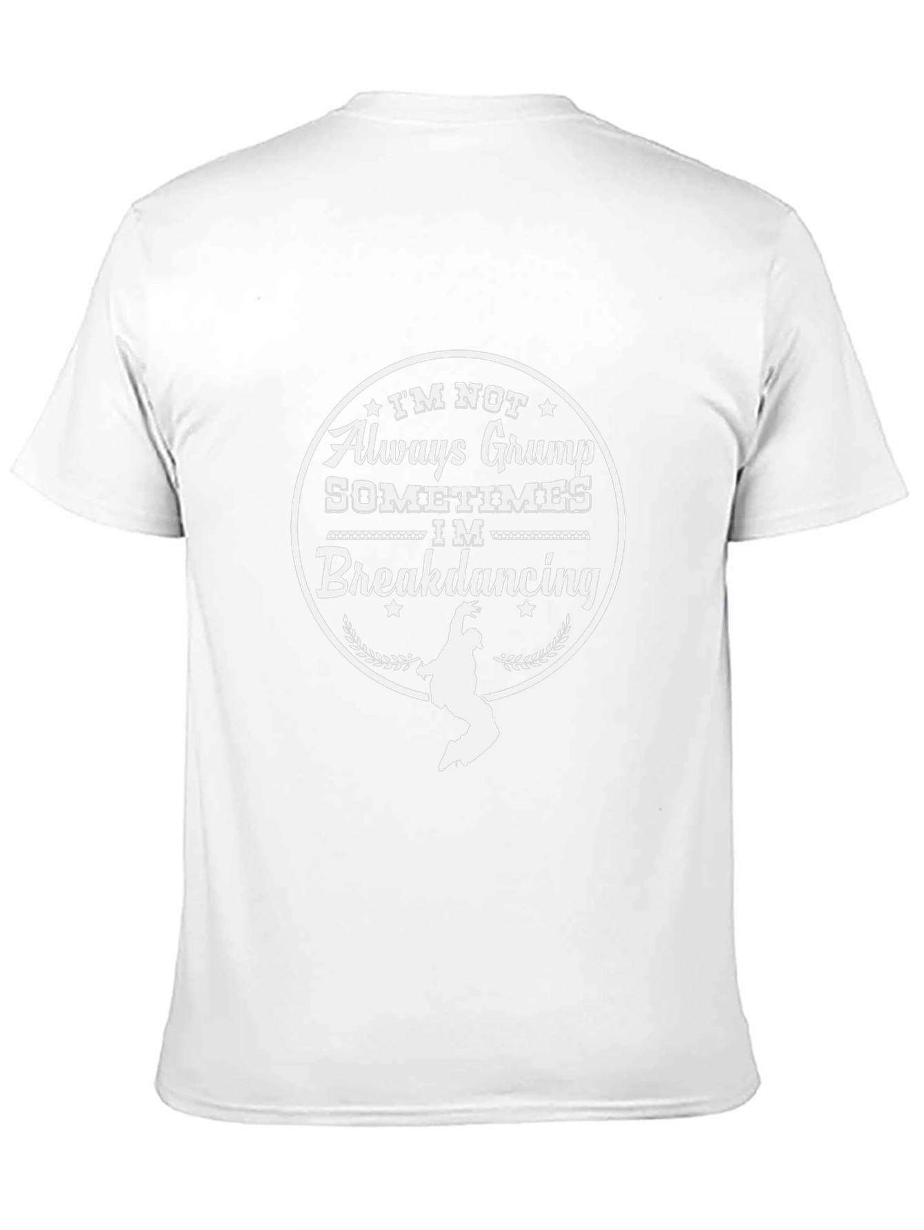 Grump Breakdancing Graphic Tee - Black