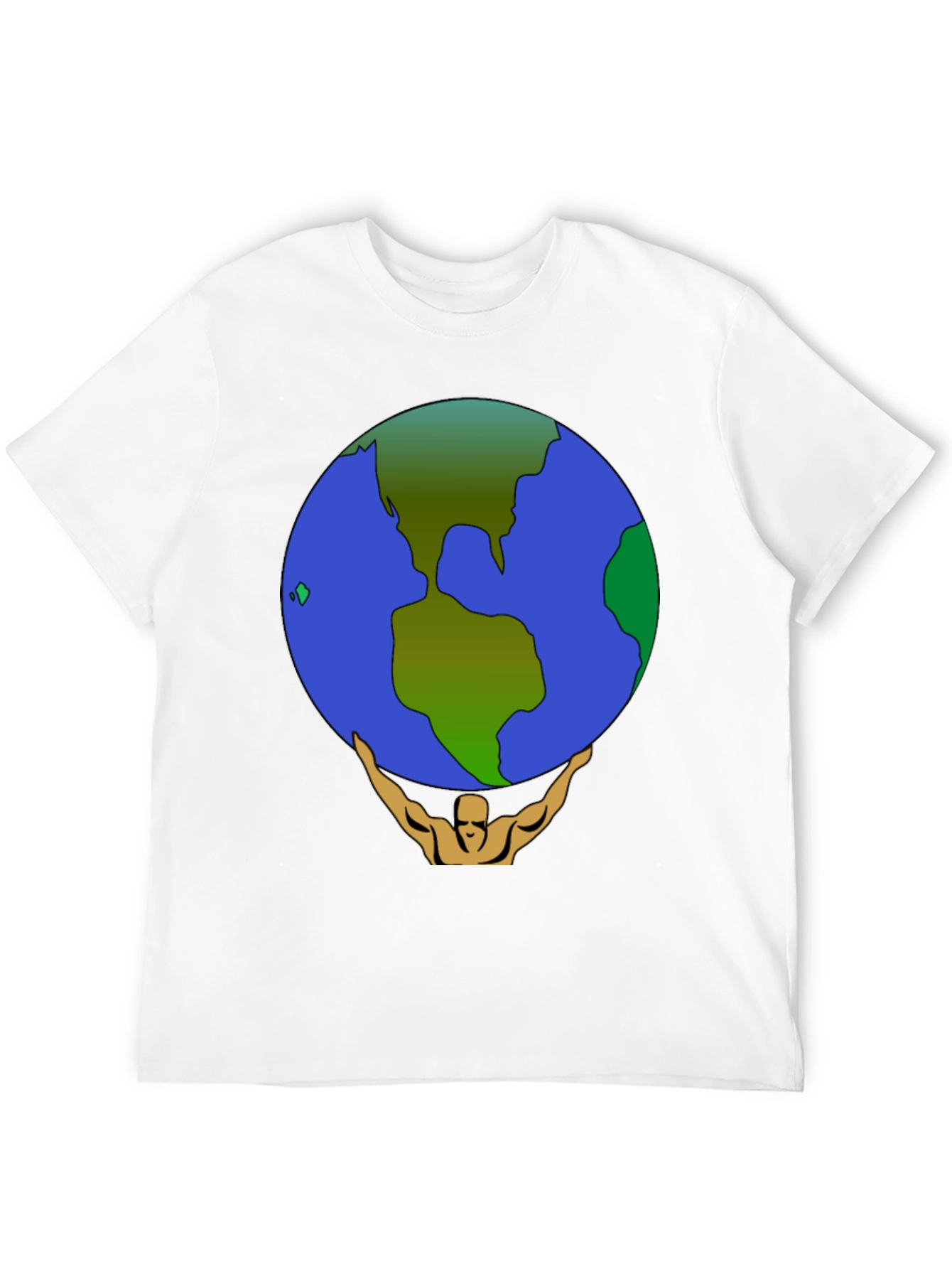 Atlas Earth Graphic T-Shirt - Black