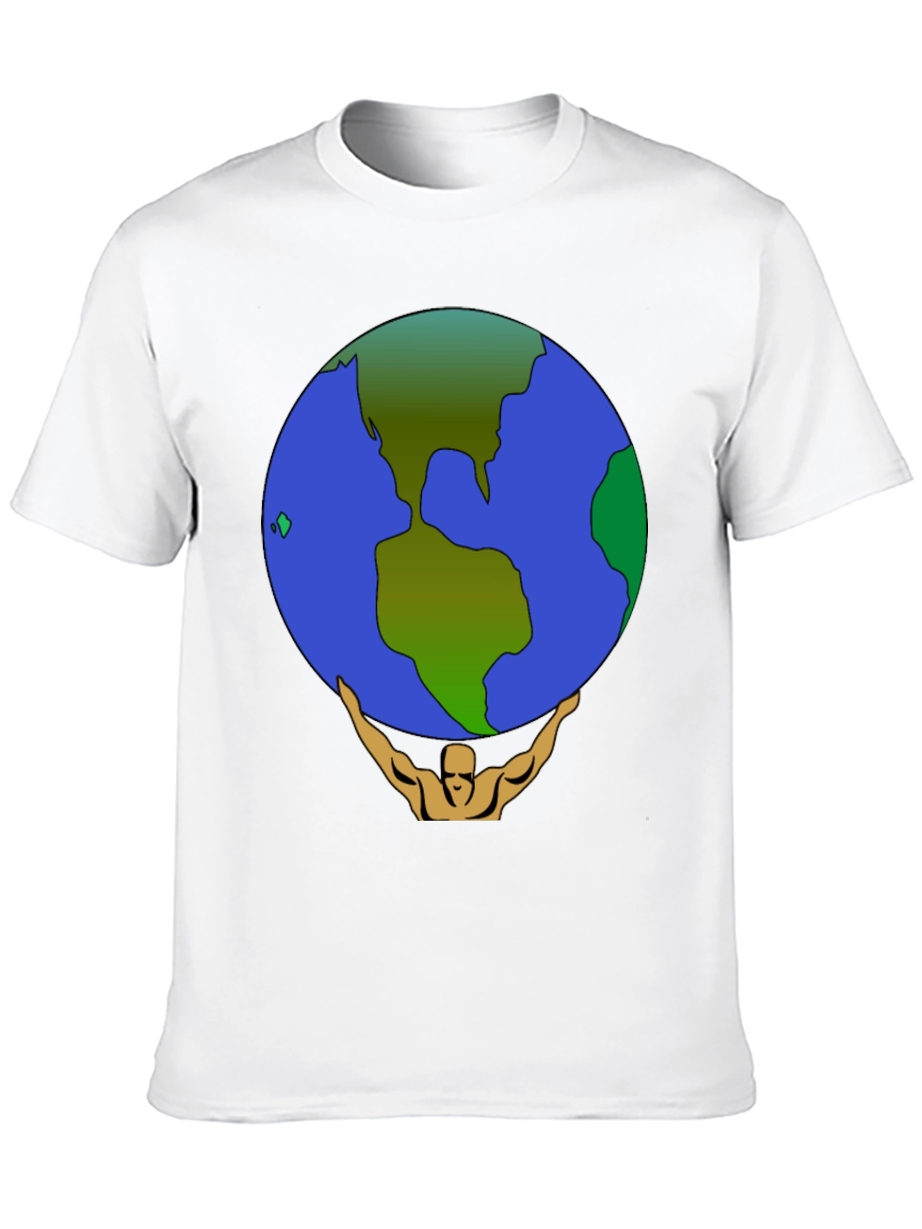 Atlas Earth Graphic T-Shirt - Black