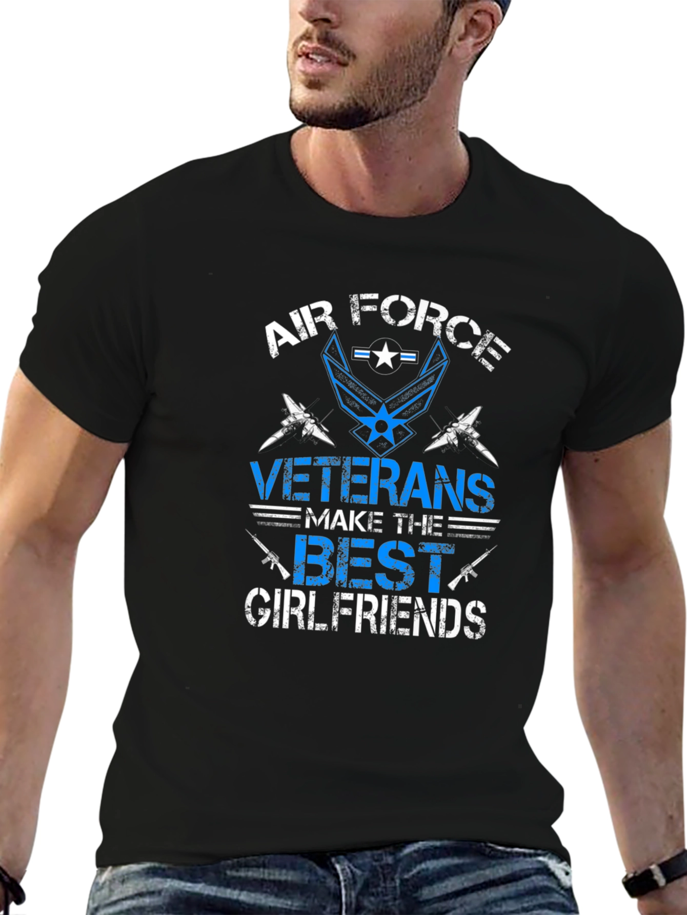 Air Force Veteran Girlfriend T-Shirt