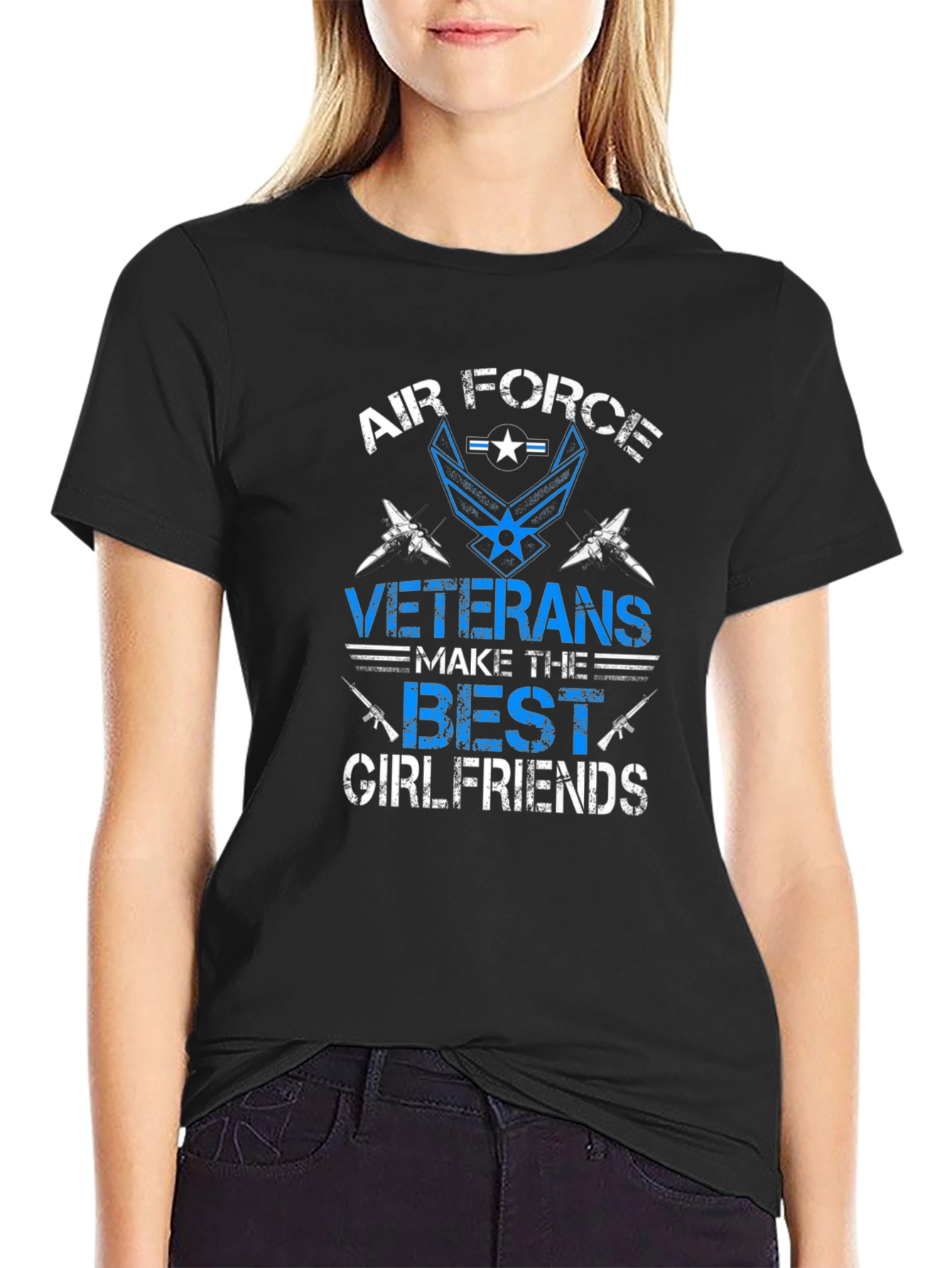 Air Force Veteran Girlfriend T-Shirt