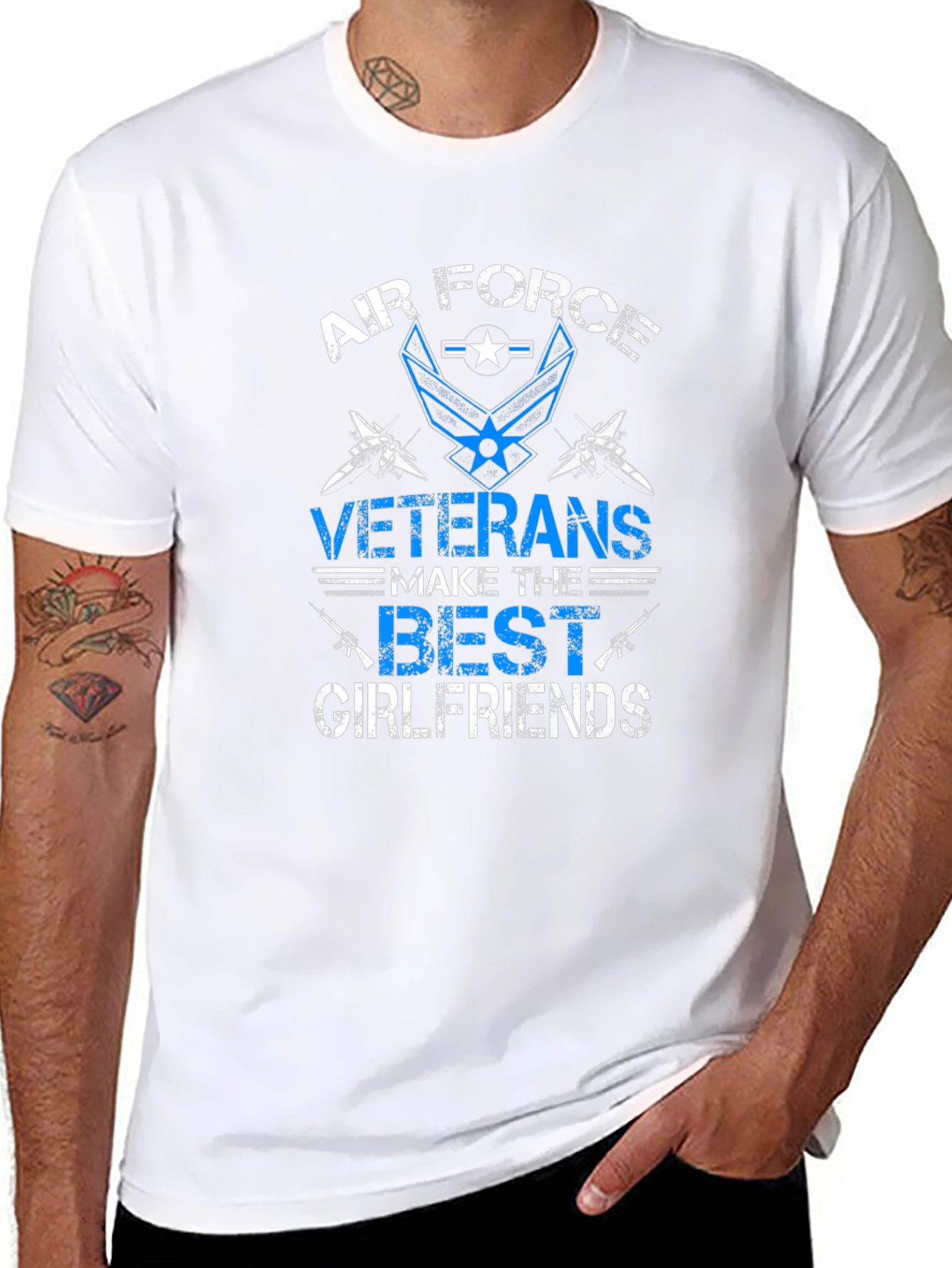 Air Force Veteran Girlfriend T-Shirt