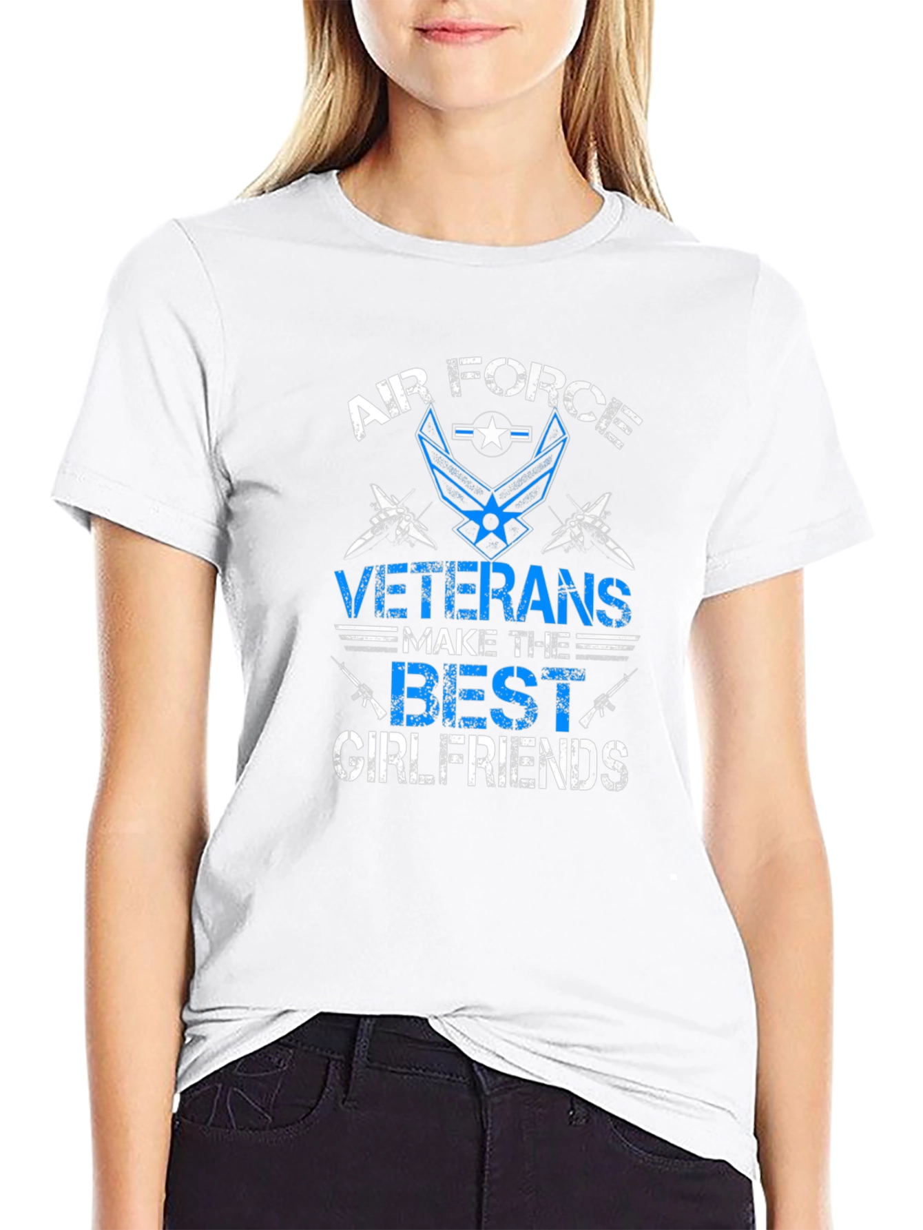 Air Force Veteran Girlfriend T-Shirt
