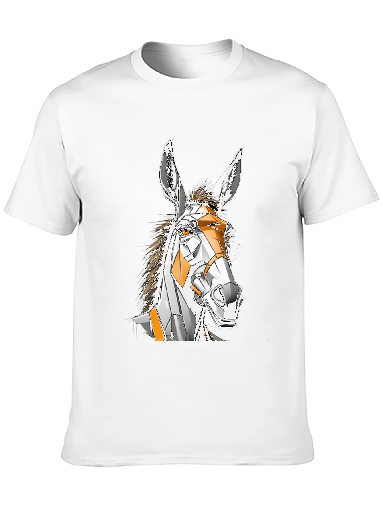 Geometric Donkey Graphic T-Shirt