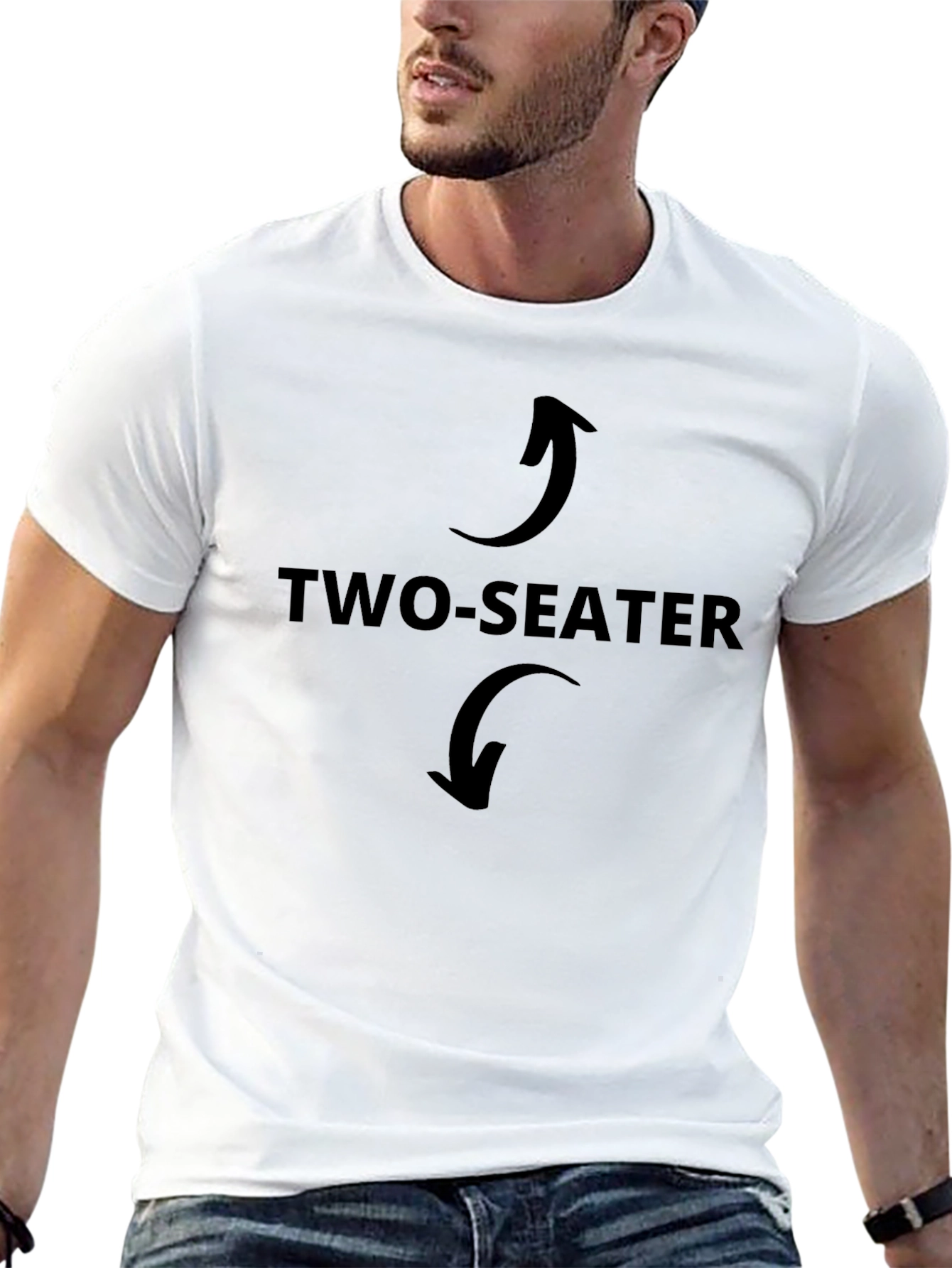 Two-Seater T-Shirt Novelty Humor