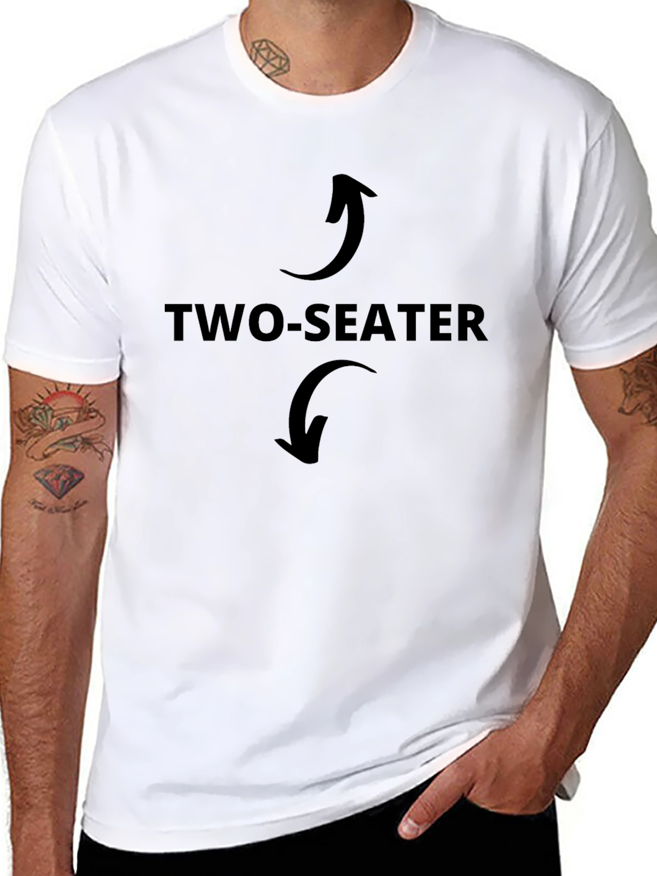 Two-Seater T-Shirt Novelty Humor
