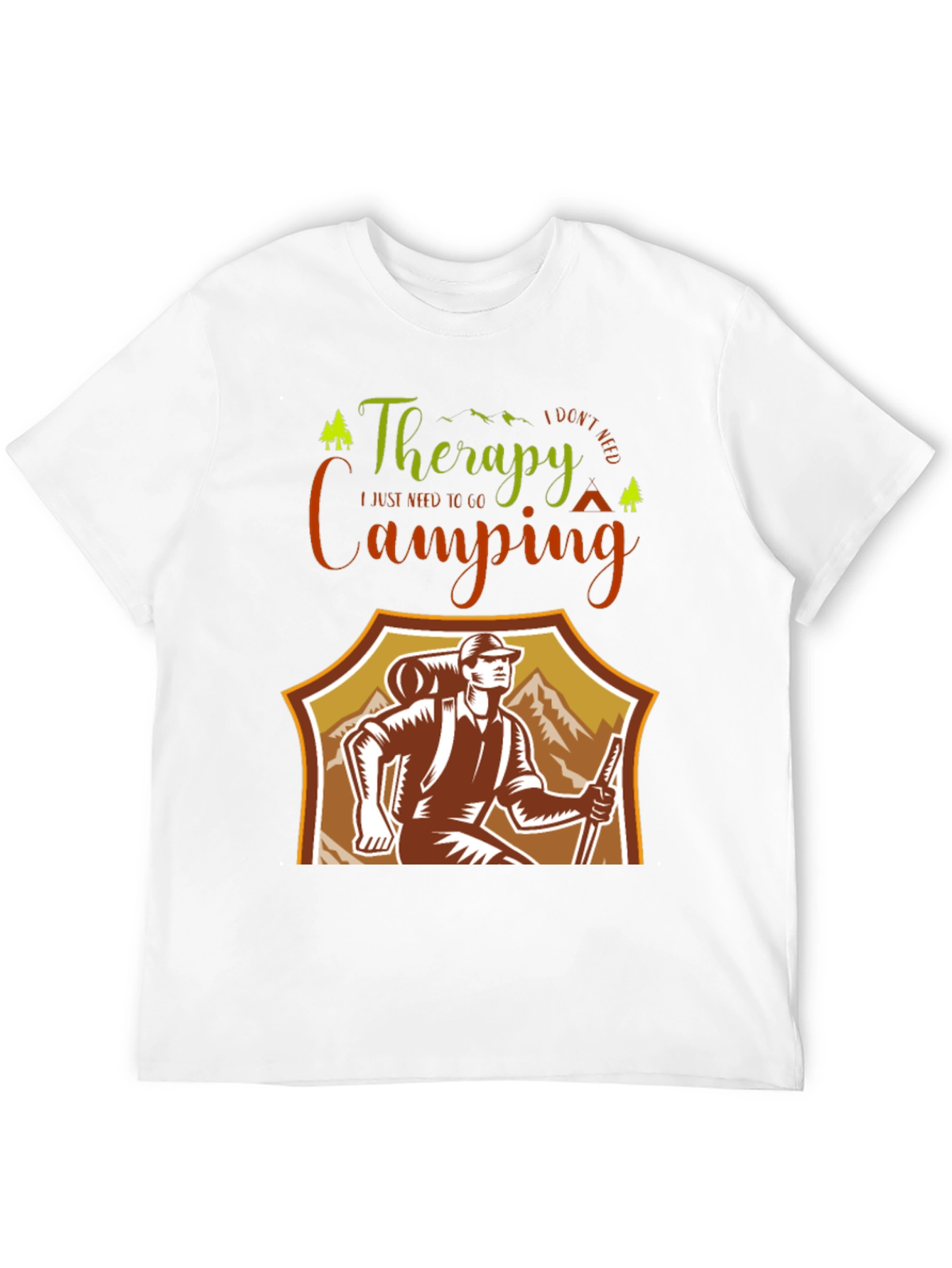 Camping Therapy T-Shirt: Outdoor Adventure Tee